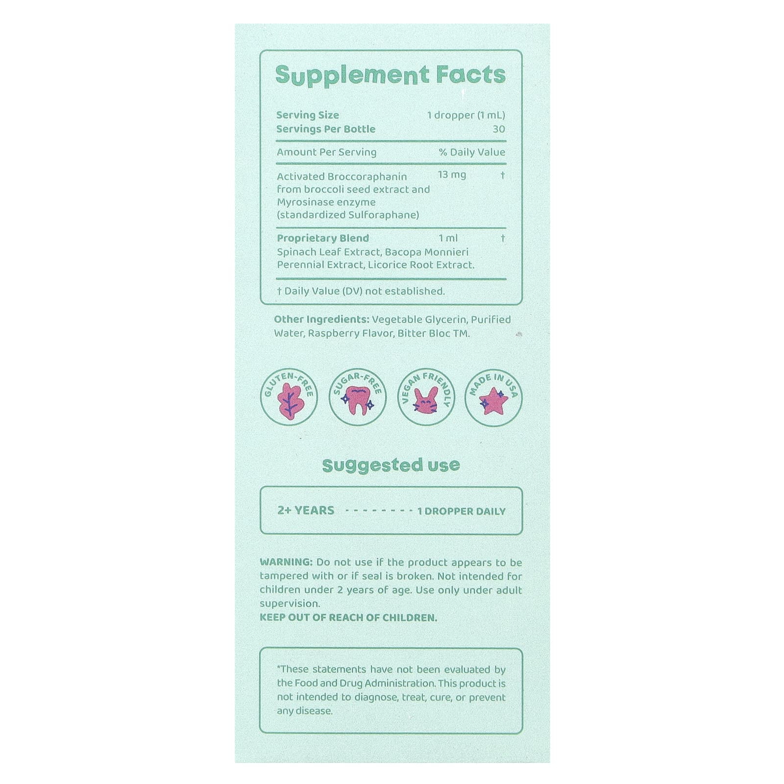 JoySpring, Brainy Brocc, 30 мл (1 жидк. Унция)