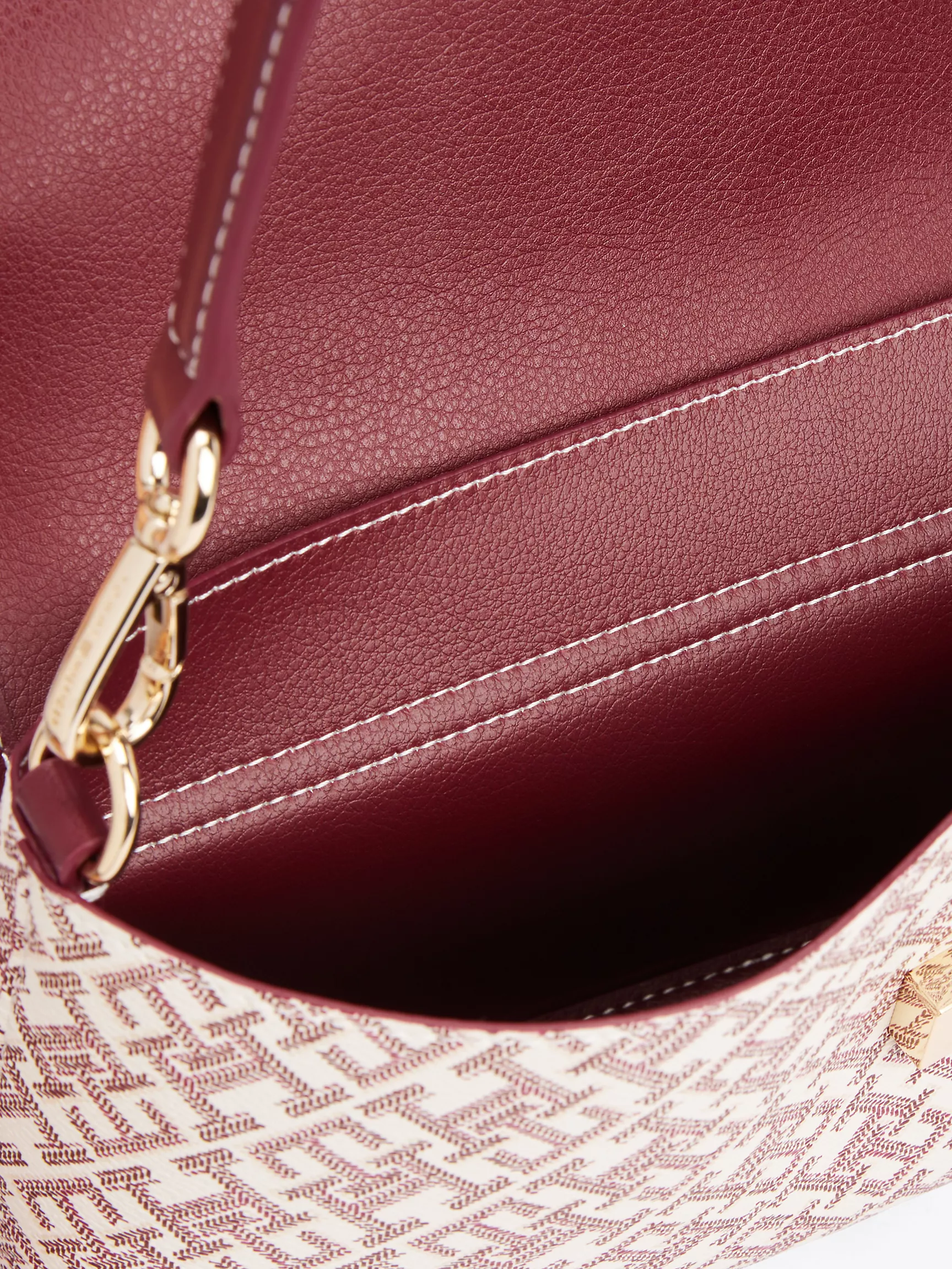 Женская сумка Tommy Hilfiger, Сумка через плечо с клапаном и монограммным узором