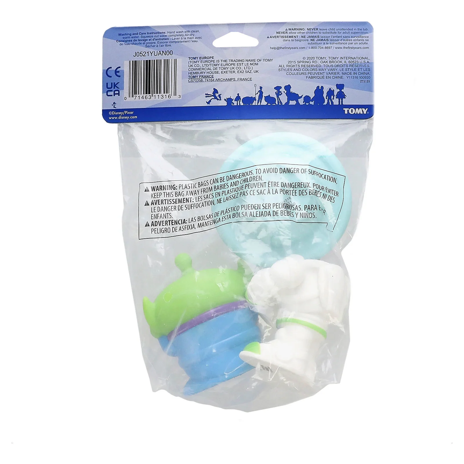 The First Years, Disney, Pixar, игрушки для сквирта для ванны, Toy Story, для детей от 6 месяцев, 3 шт.