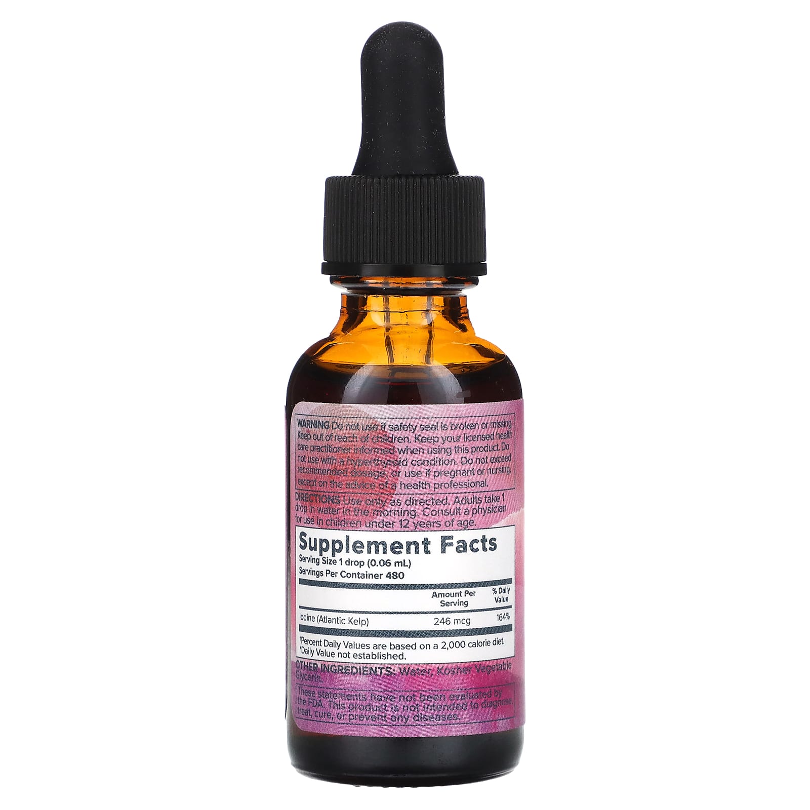 Heritage Store, атомарный коллоидный йод, 30 мл (1 жидк. унция)