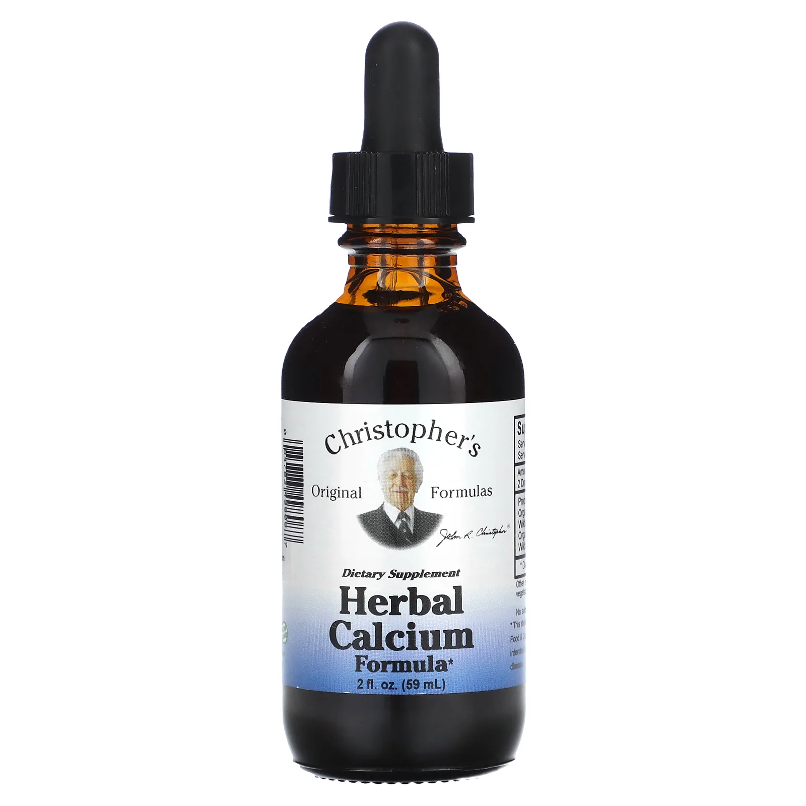 Christopher's Original Formulas, Травяная формула с кальцием, 59 мл (2 жидк. Унции)