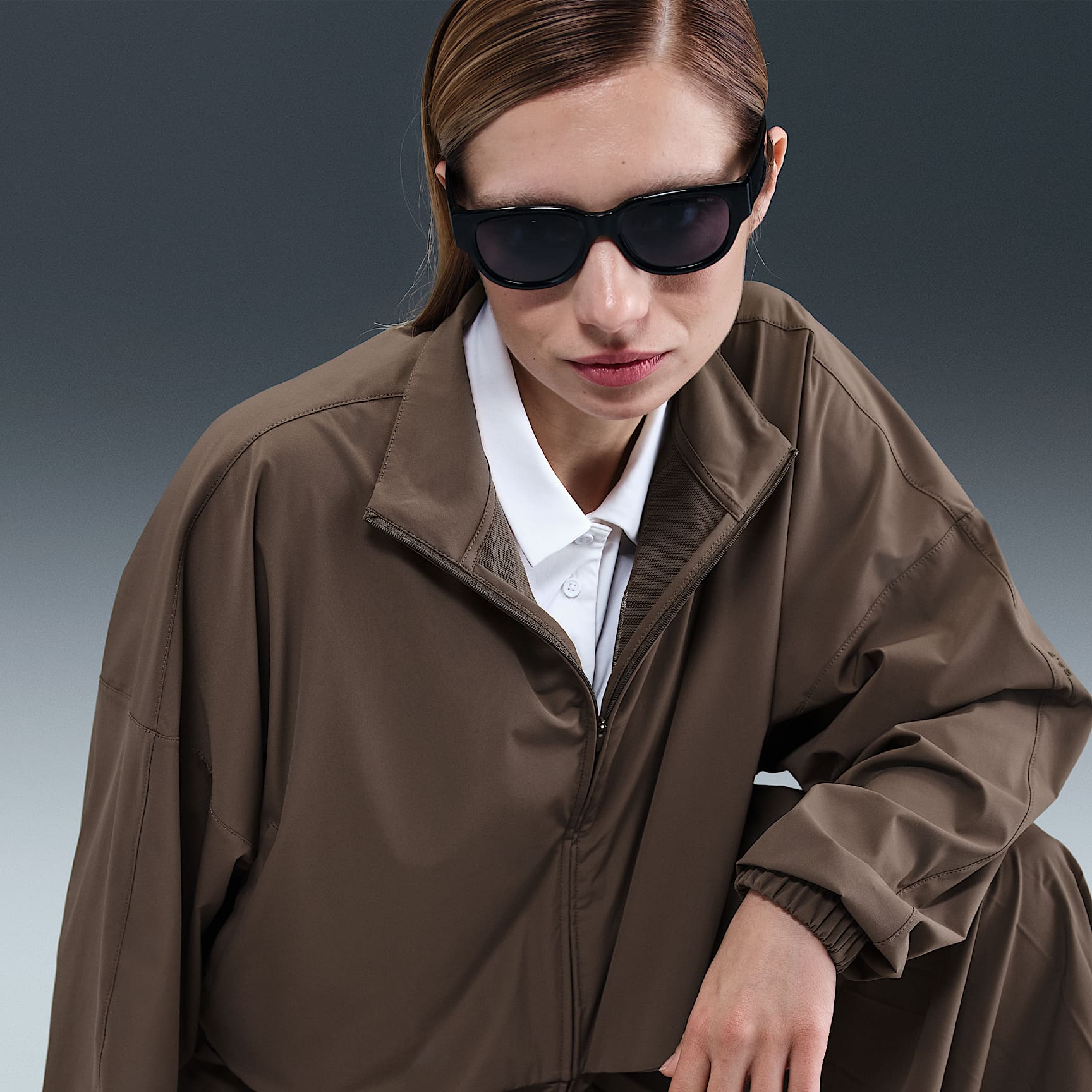 Nike 24.7 PerfectStretch Women's Dri-FIT Oversized Full-Zip Jacket