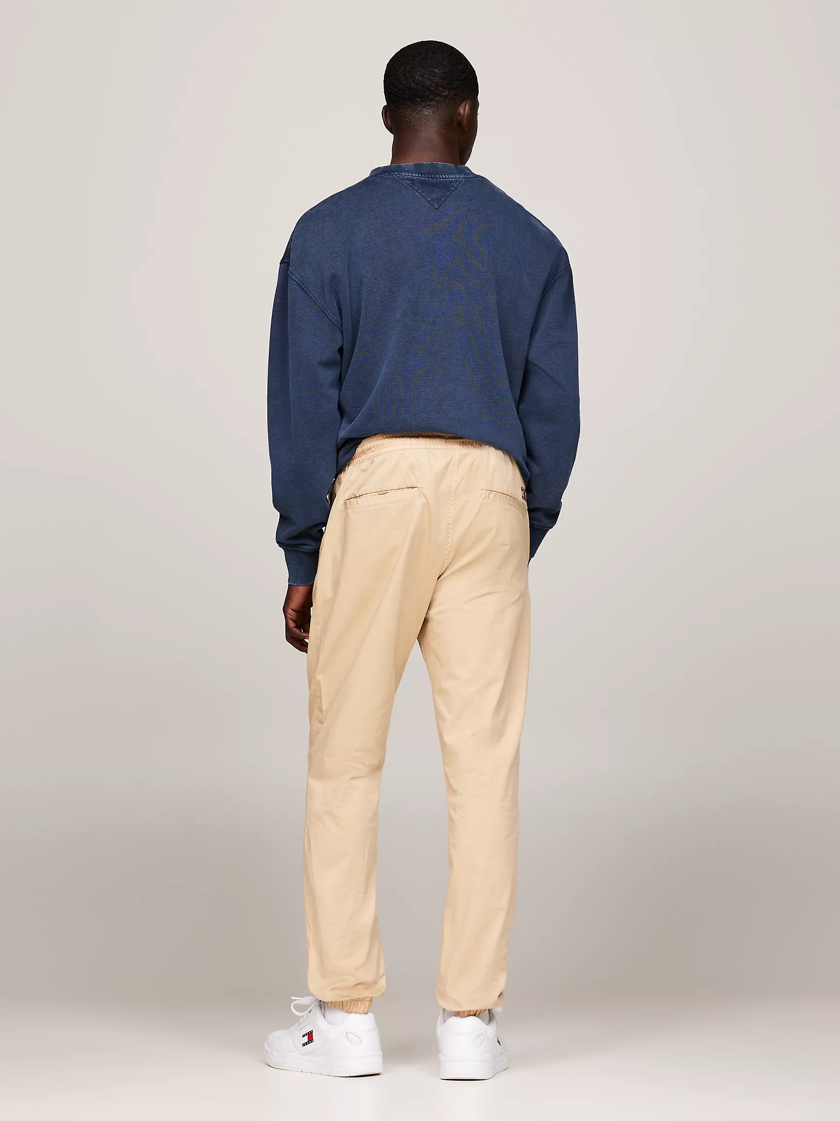 Мужские брюки Tommy Hilfiger, Приталенные джоггеры из хлопкового твила TJ