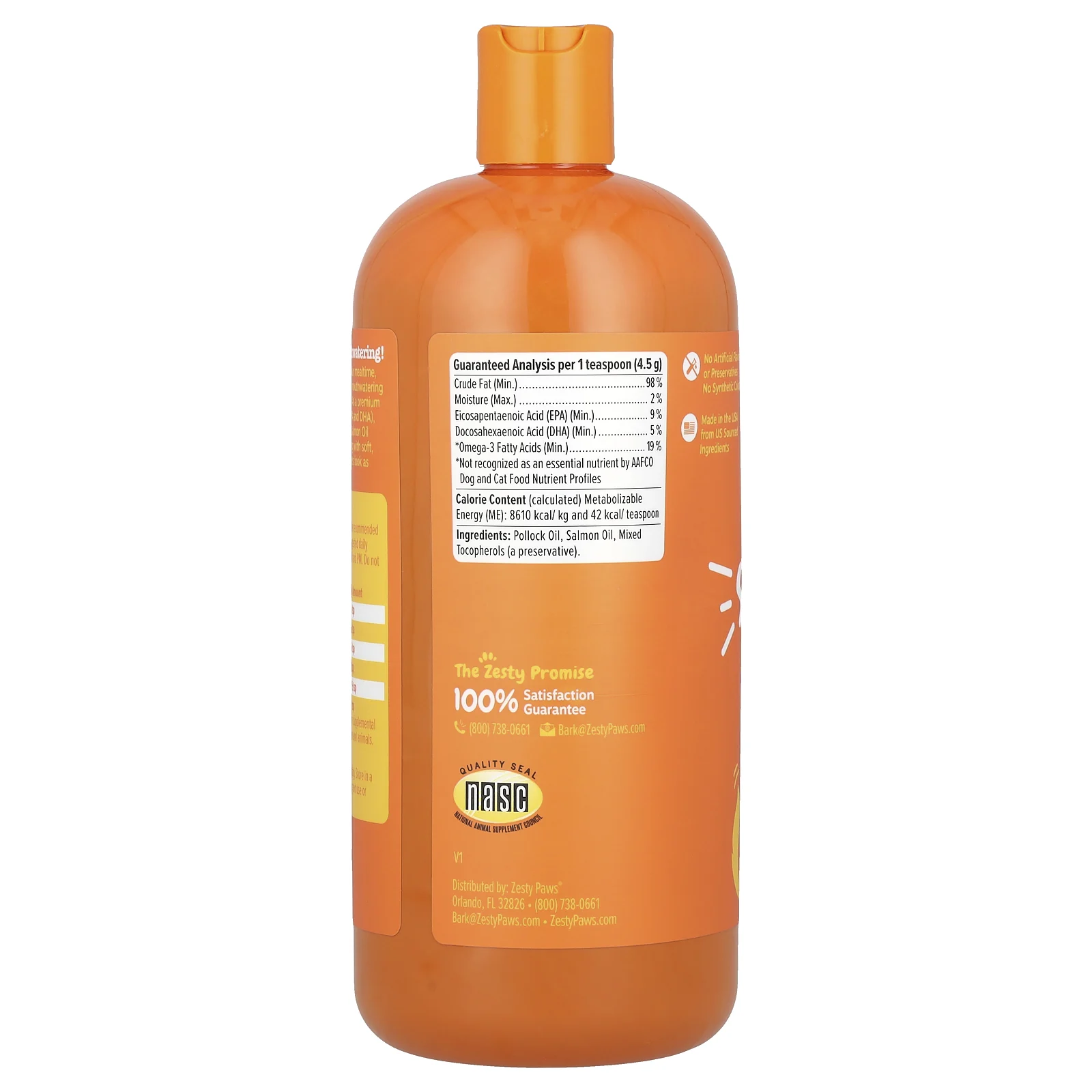 Zesty Paws, Wild Alaskan Salmon Oil Formula, For Dogs & Cats, All Ages, 32 fl oz (946 ml)