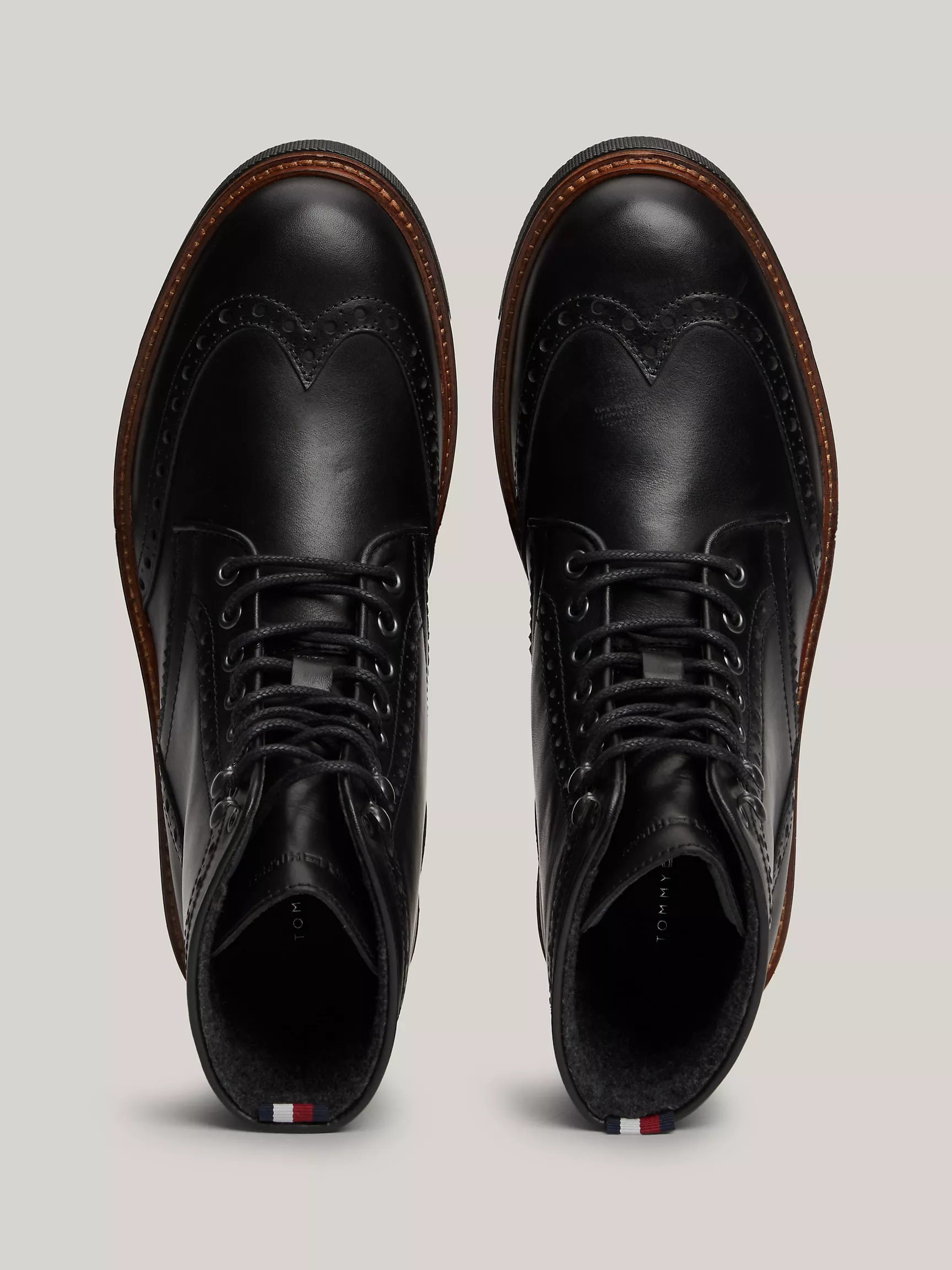 Мужские ботинки Tommy Hilfiger, Водоотталкивающие кожаные броги