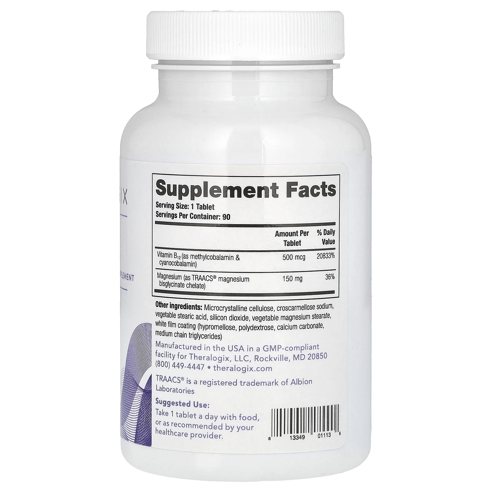 Theralogix, Remplir, 90 таблеток