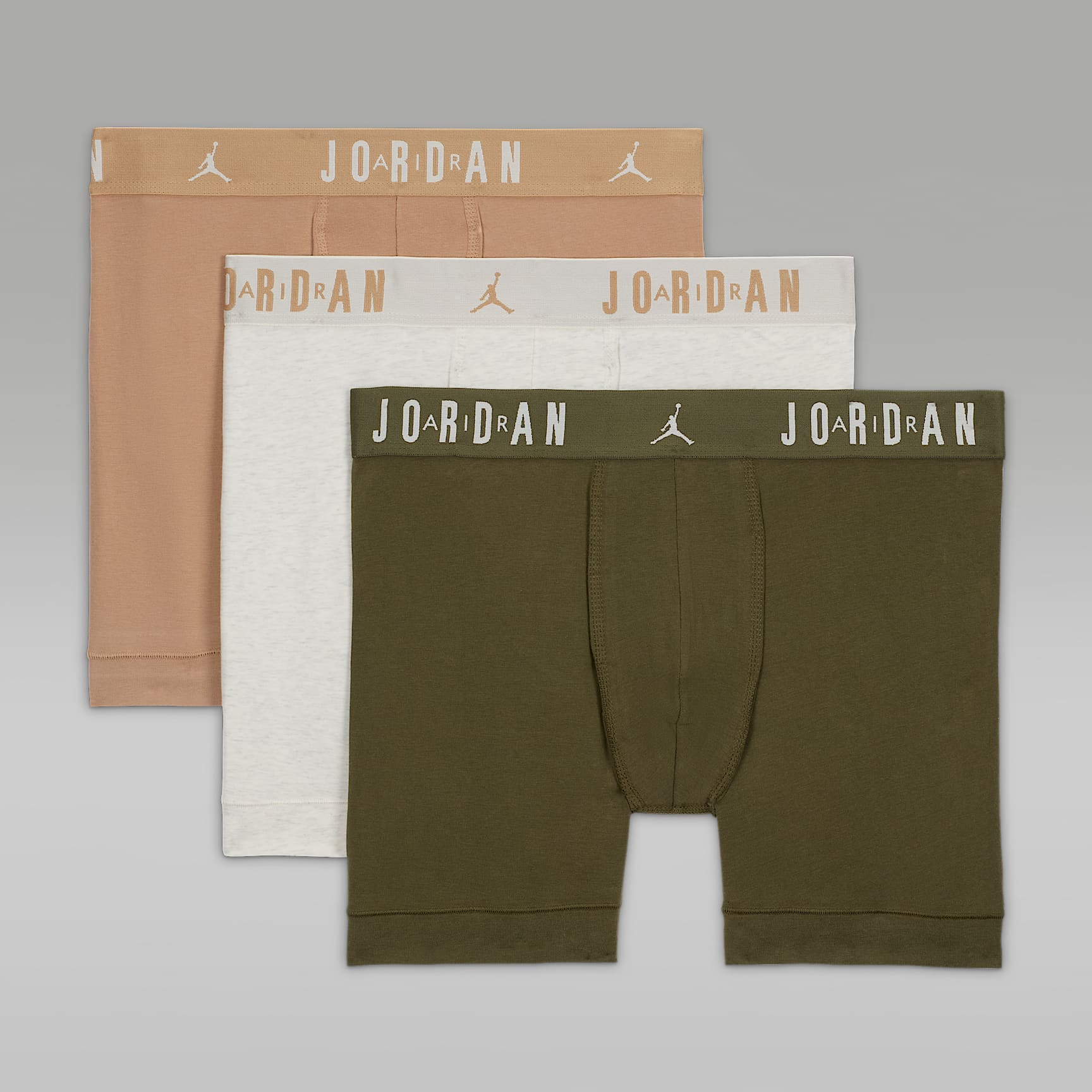 Jordan Men's Flight Cotton Core Boxer Briefs (3-Pack)
