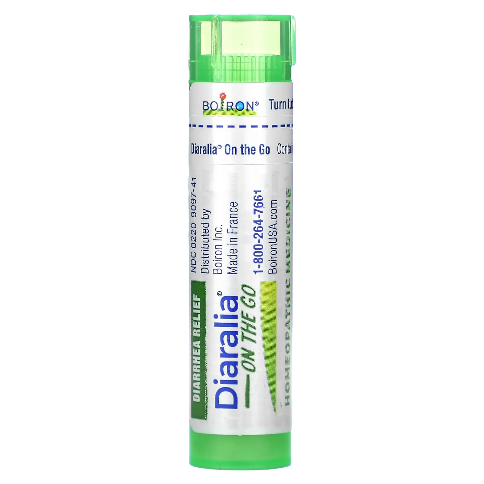 Boiron, Diaralia On The Go, 2 переносных тубуса, прибл. 80 гранул каждая