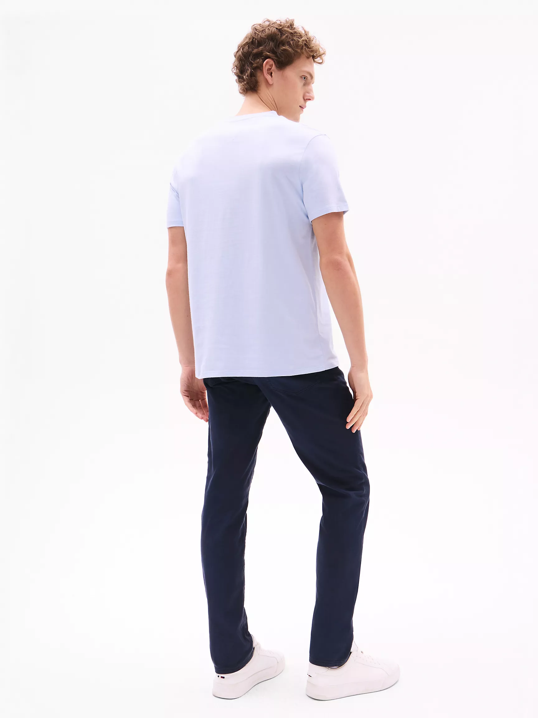 Мужская футболка Tommy Hilfiger, Футболка с полосатым блоковым узором