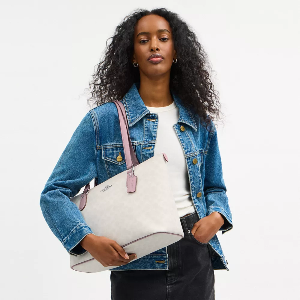 Сумка COACH Gallery Tote Bag In Signature Canvas