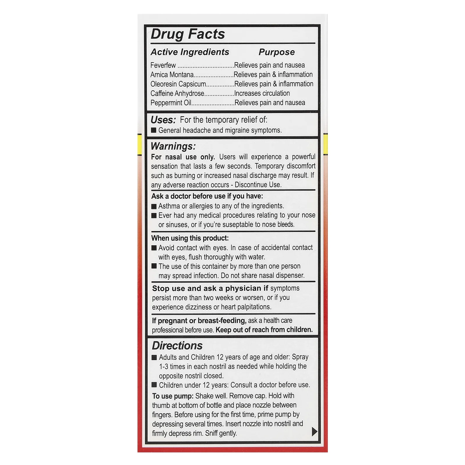 Greensations, Sinus Plumber, головная боль, назальный спрей, 0,68 жидких унций