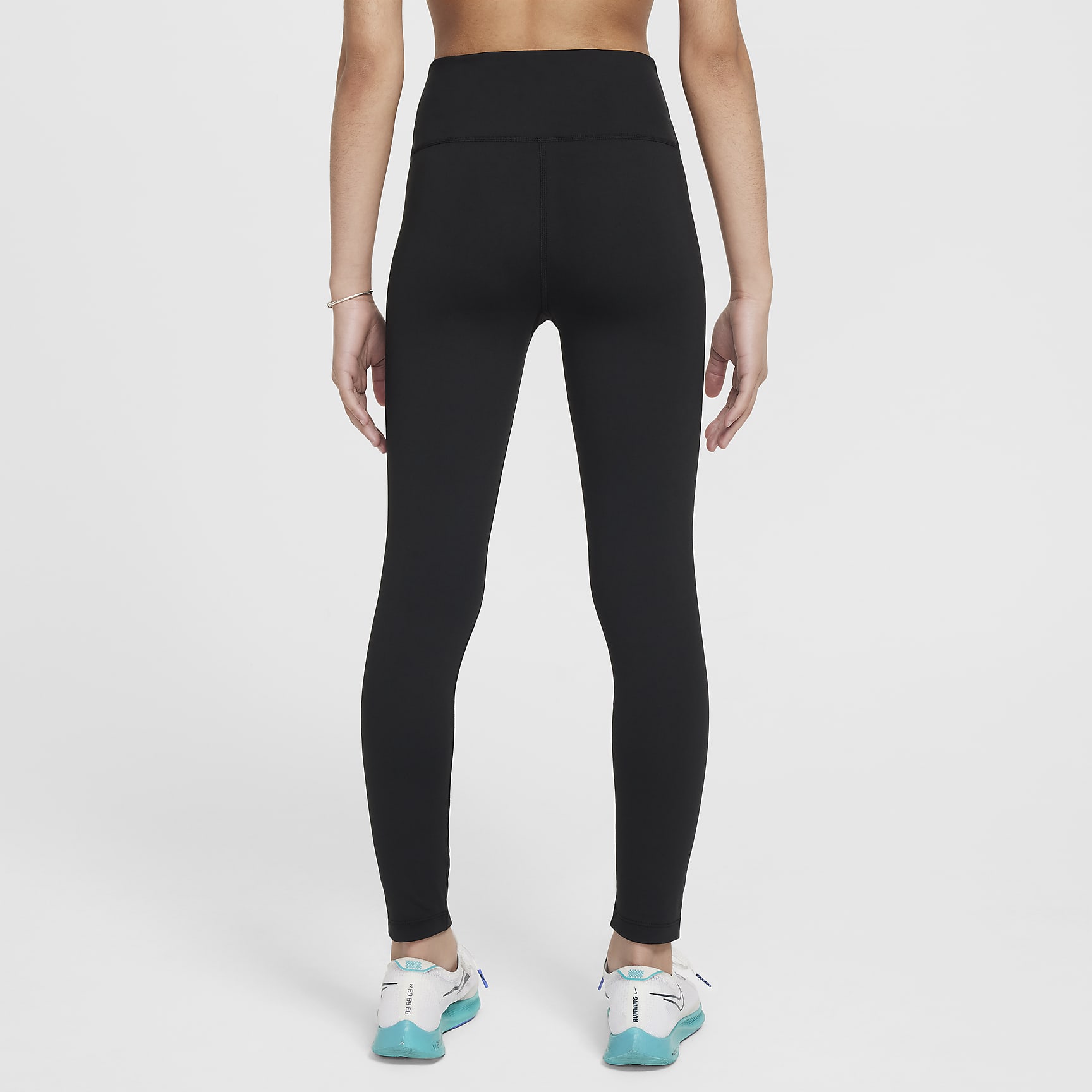 Nike One Big Kids' (Girls') Dri-FIT High-Waisted Leggings
