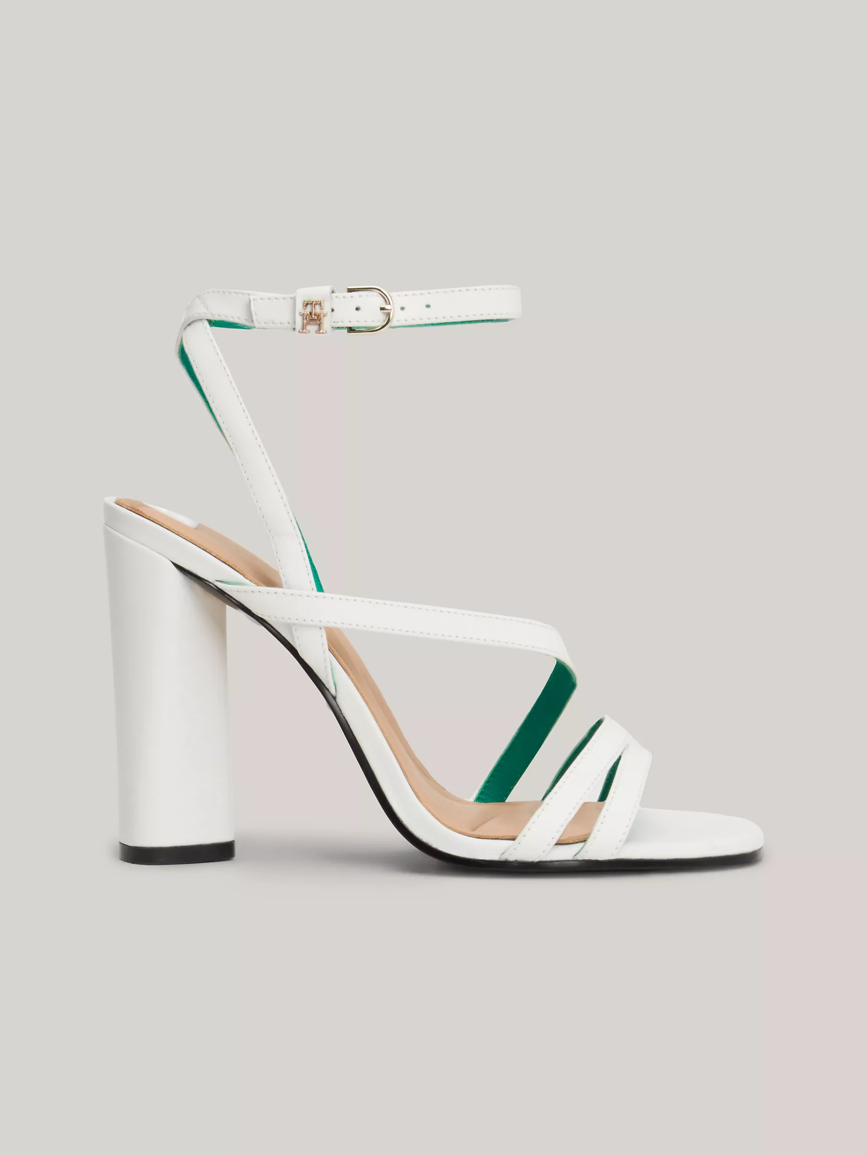 Женская обувь Tommy Hilfiger, Кожаные туфли на высоком каблуке с монограммным узором