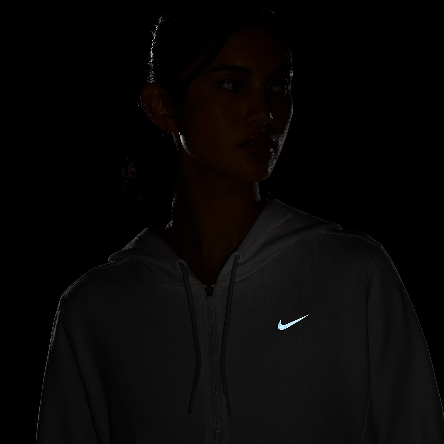 Nike Dri-FIT One Women's Full-Zip French Terry Hoodie