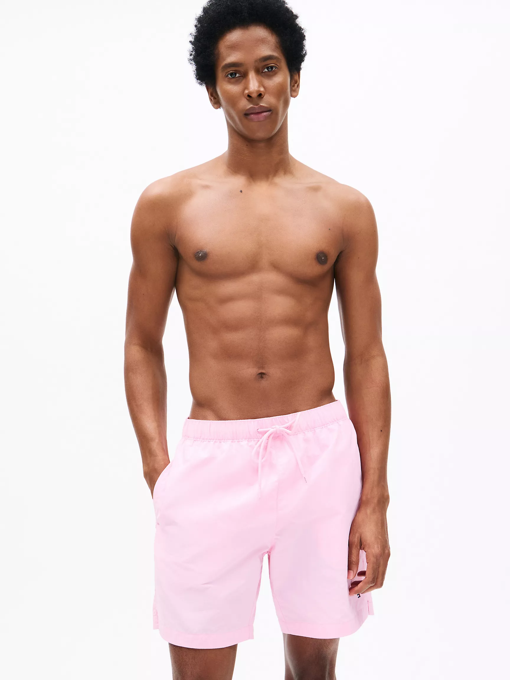 Мужские купальники Tommy Hilfiger, Однотонные плавательные шорты (7 дюймов)