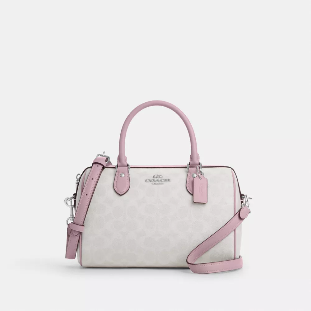 Сумка COACH Rowan Satchel Bag In Signature Canvas