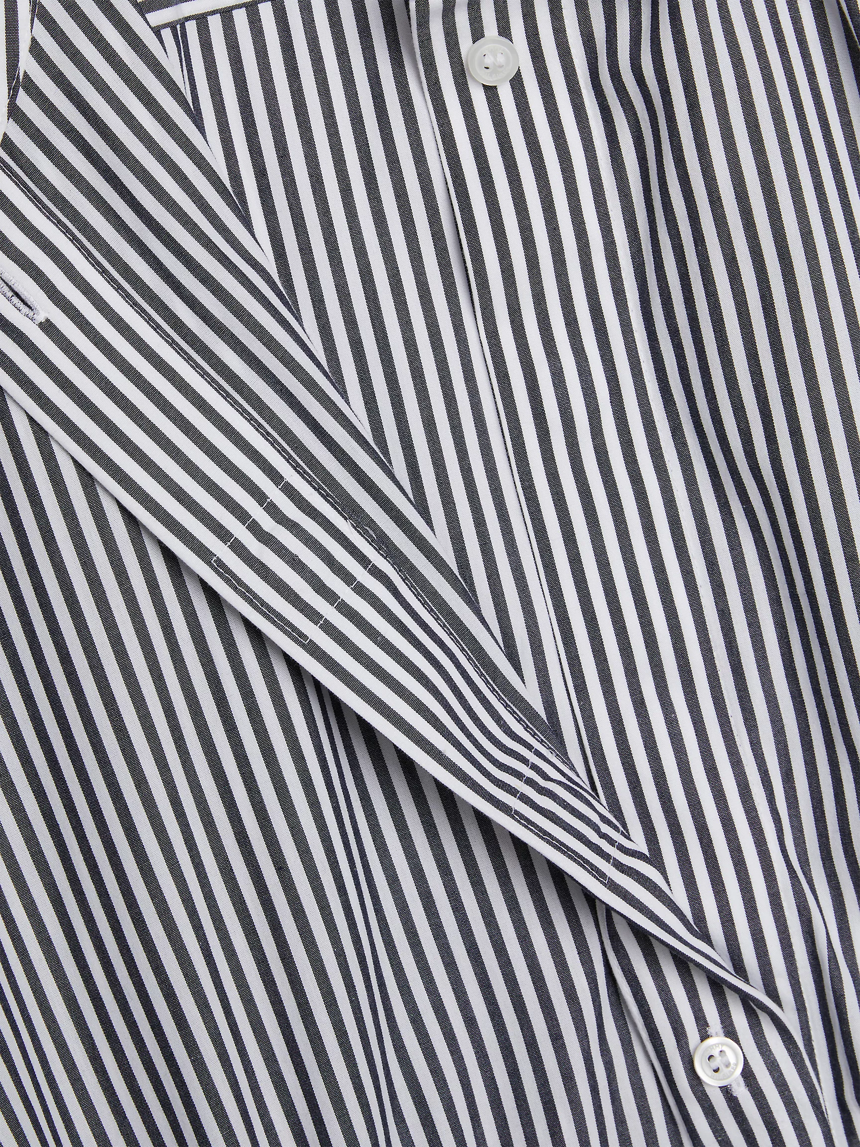 Женское платье Tommy Hilfiger, Полосатое миди-платье-рубашка с поясом