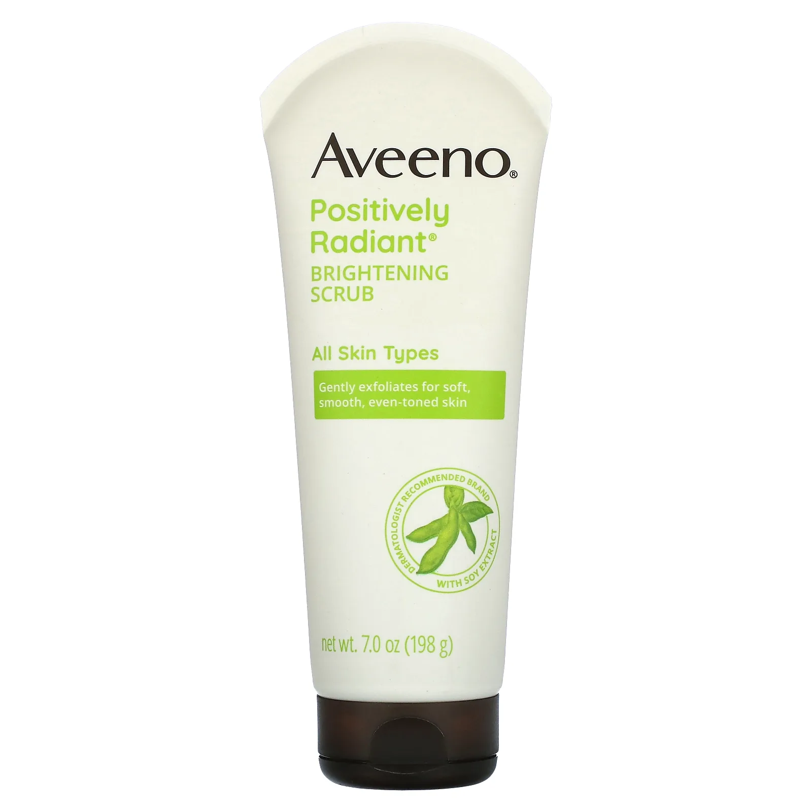 Aveeno, Positively Radiant, Ежедневный скраб для осветления кожи, 7,0 унций (198 г)