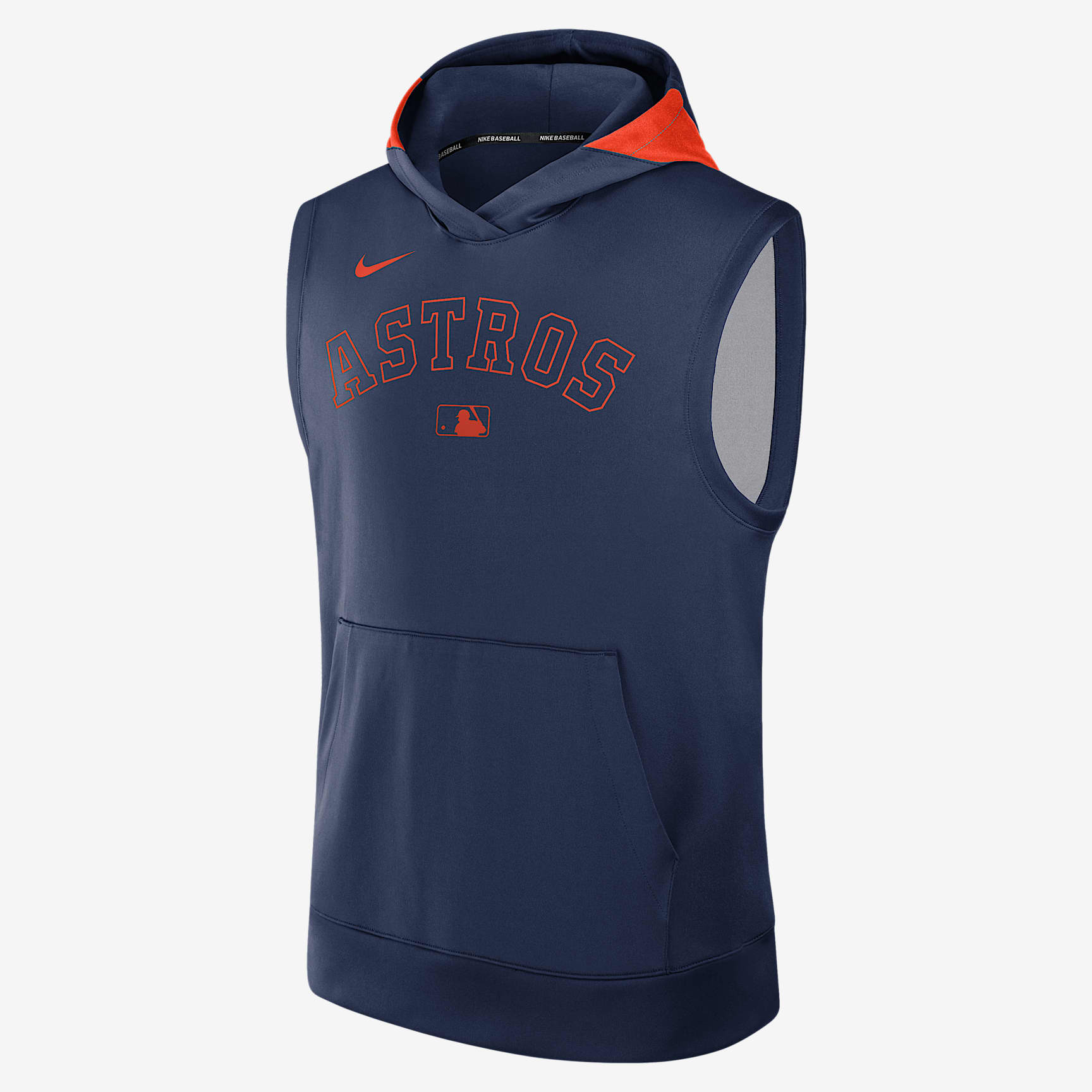 Houston Astros Authentic Collection Men’s Nike Dri-FIT MLB Sleeveless Pullover Hoodie