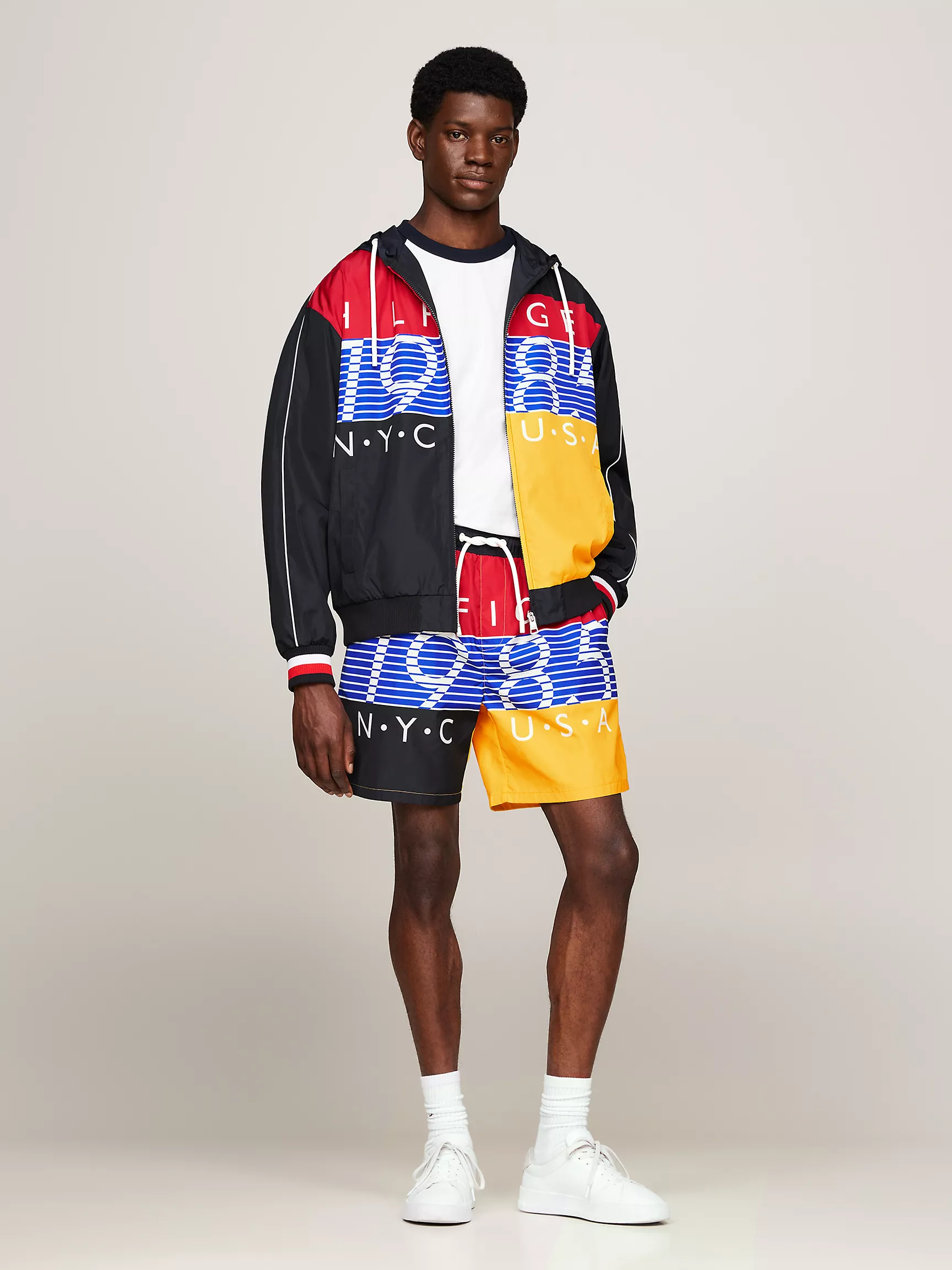 Мужская куртка Tommy Hilfiger, Куртка Hilfiger Team Coach с капюшоном