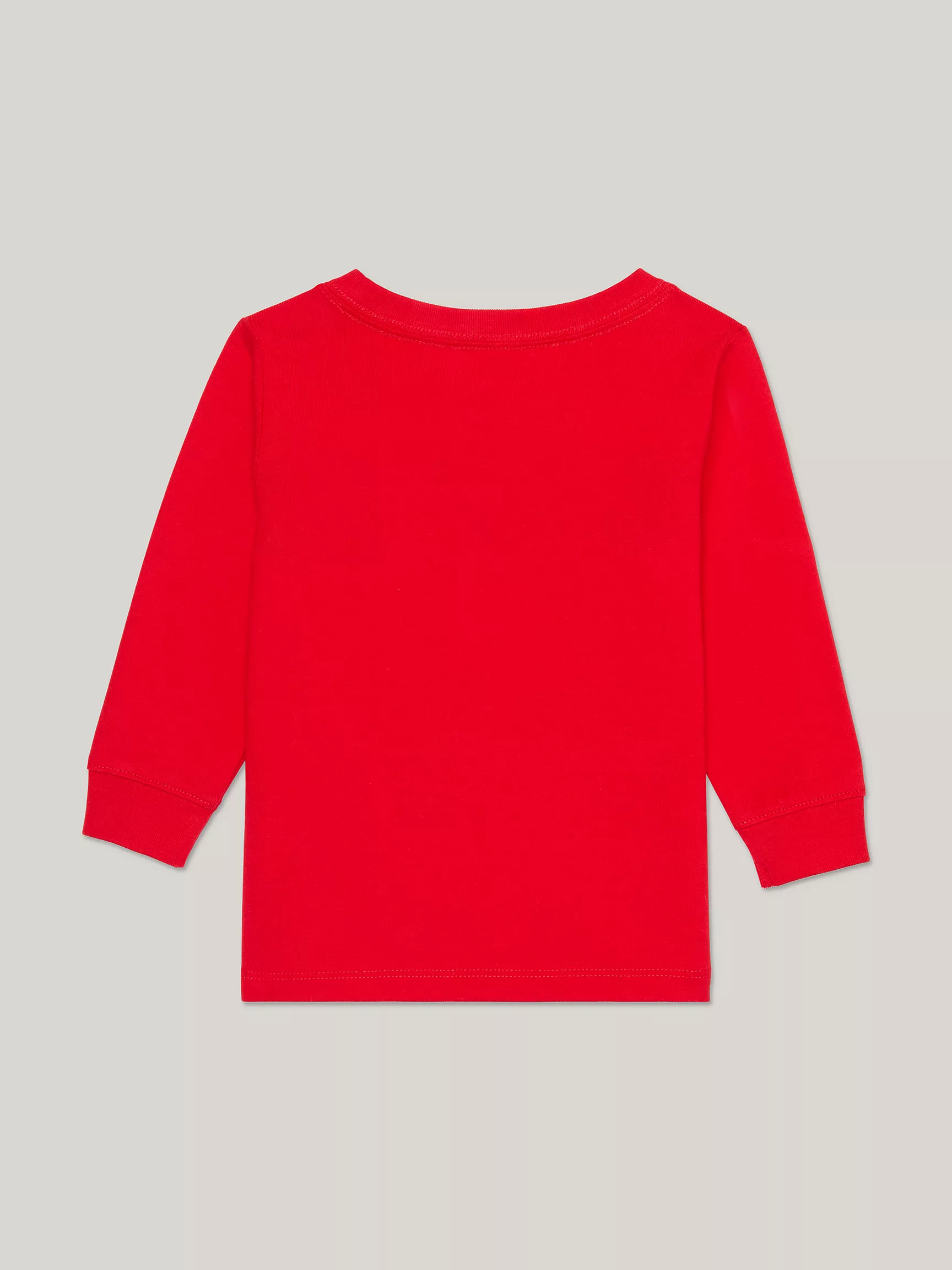 Футболка Tommy Hilfiger для мальчиков, Детская футболка с длинным рукавом и флаговым логотипом