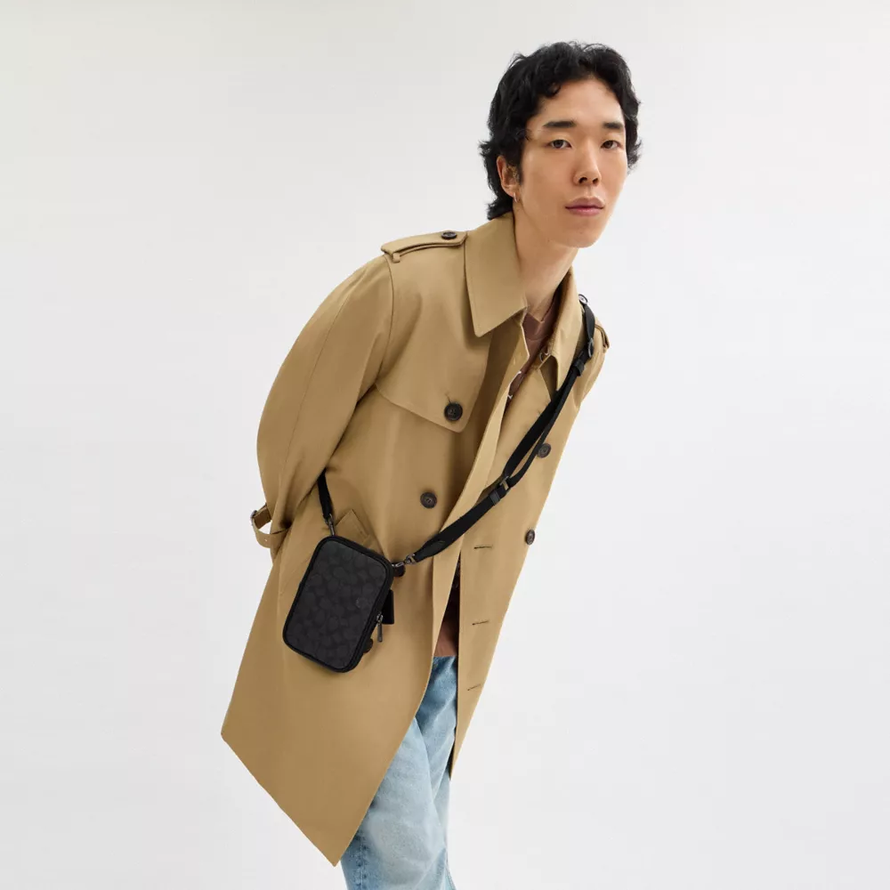 Сумка COACH Aden Crossbody Bag In Signature Canvas