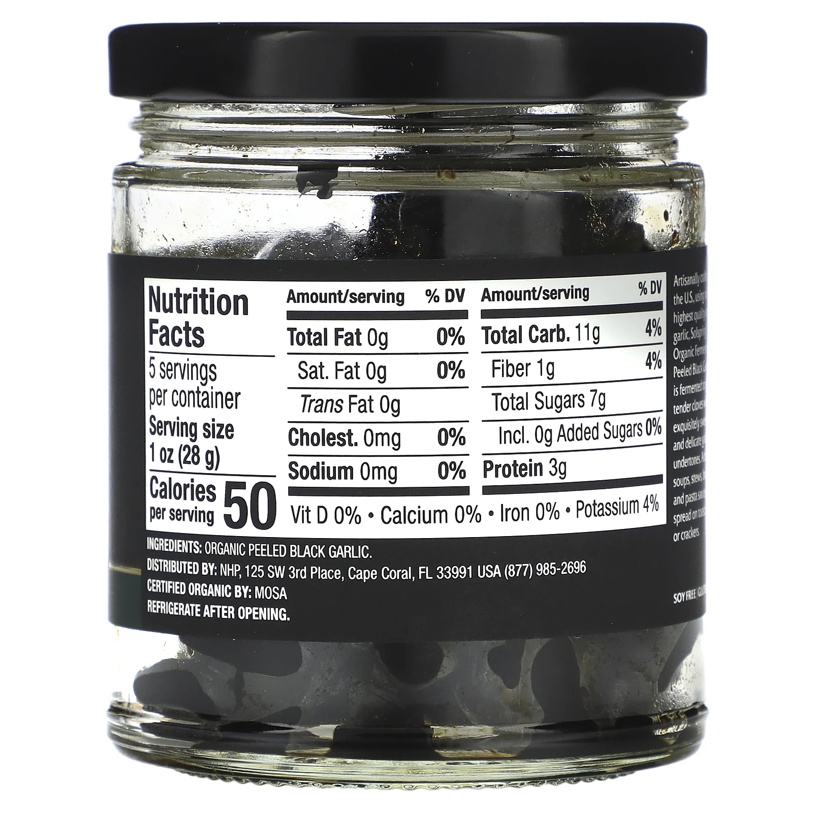 Dr. Mercola, Solspring, Organic Fermented Black Garlic, 5 oz (142 g)