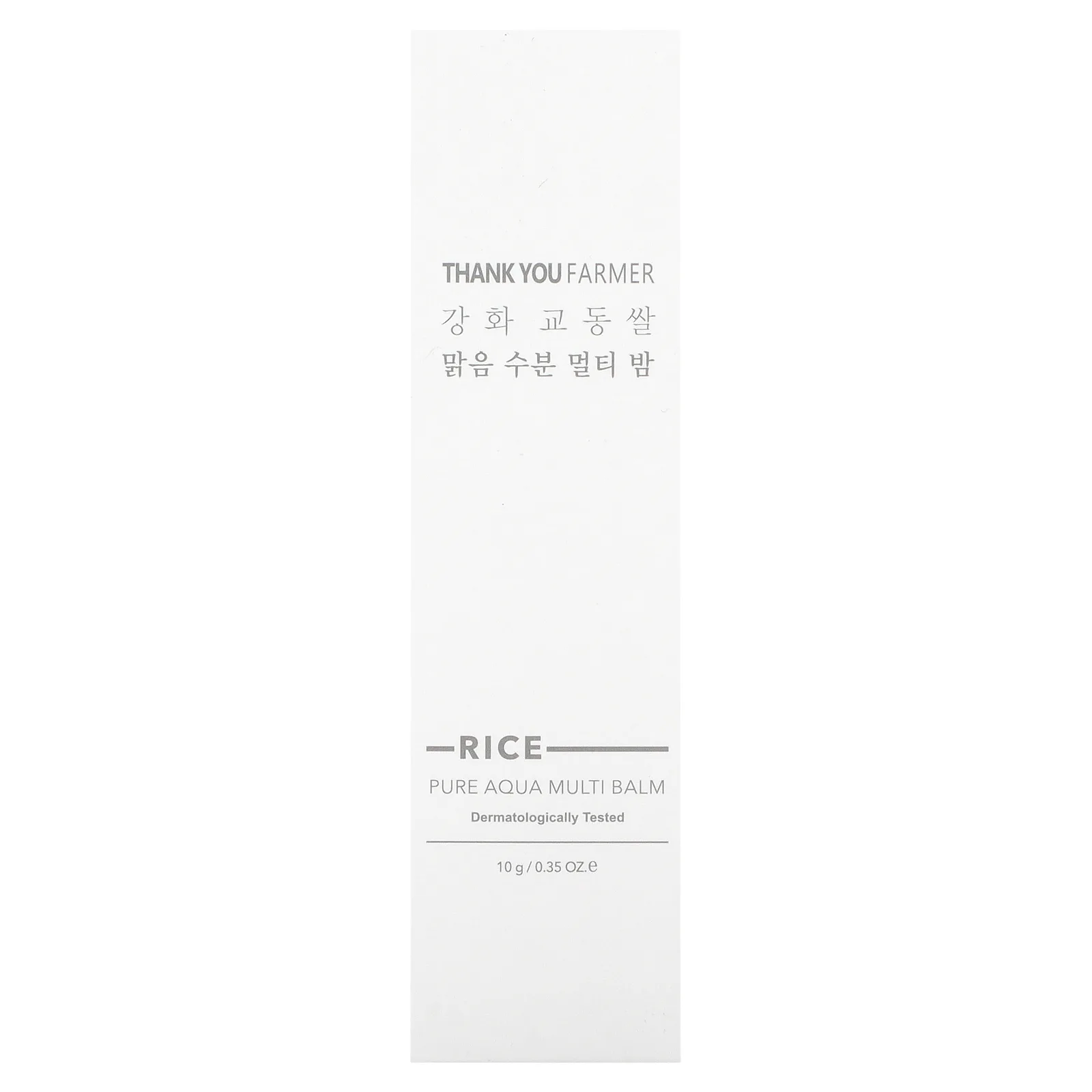 Thank You Farmer, Rice, мультибальзам с чистой водой, 10 г (0,35 унции)