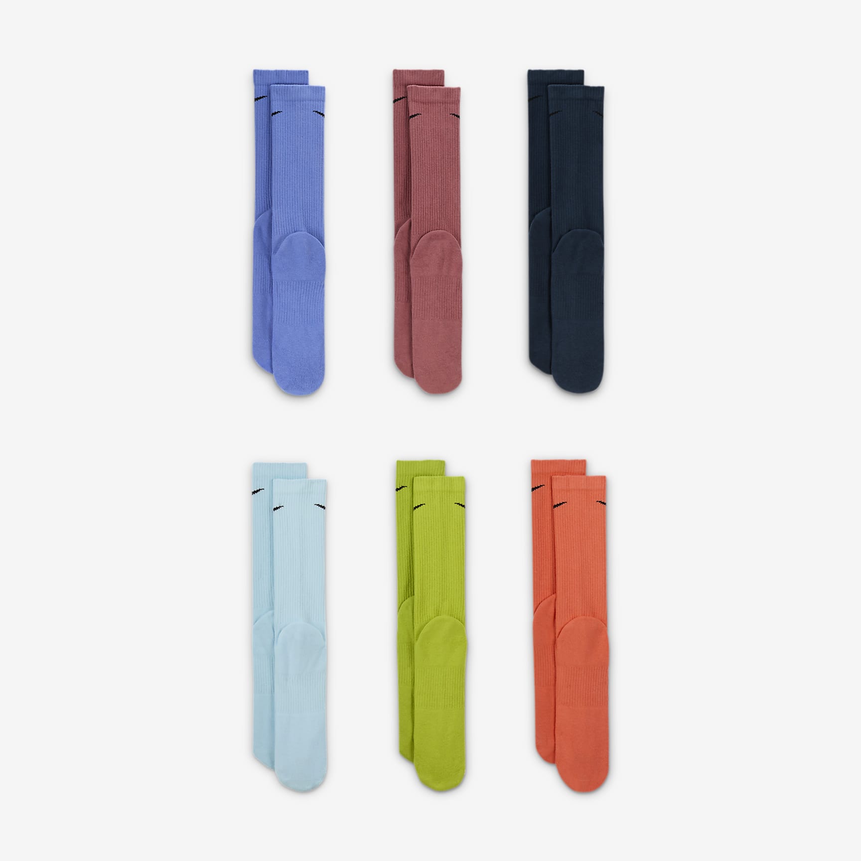 Nike Everyday Plus Cushioned Training Crew Socks (6 Pairs)