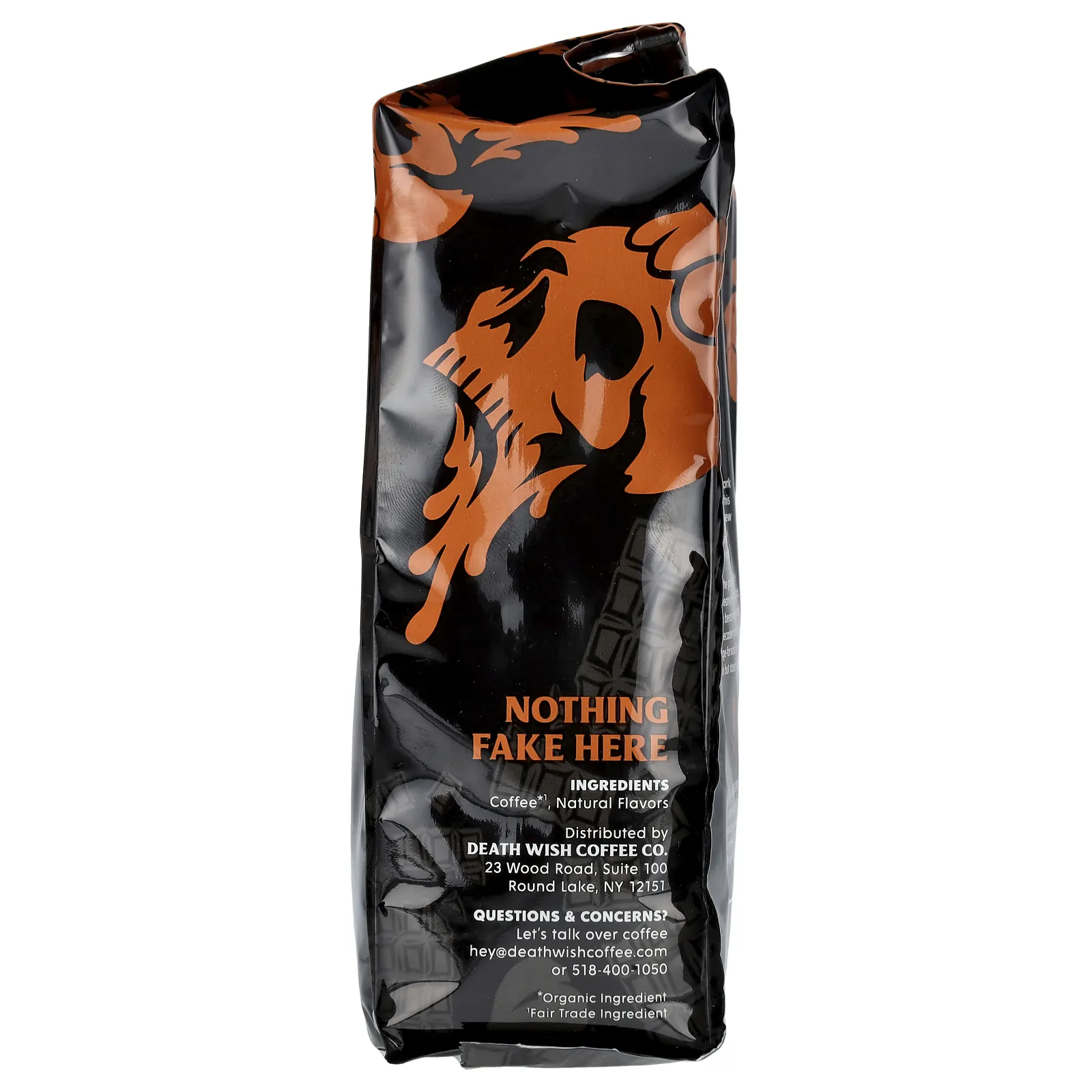 Death Wish Coffee, Молотый кофе со вкусом шоколада с фундуком, 396 г (14 унций)