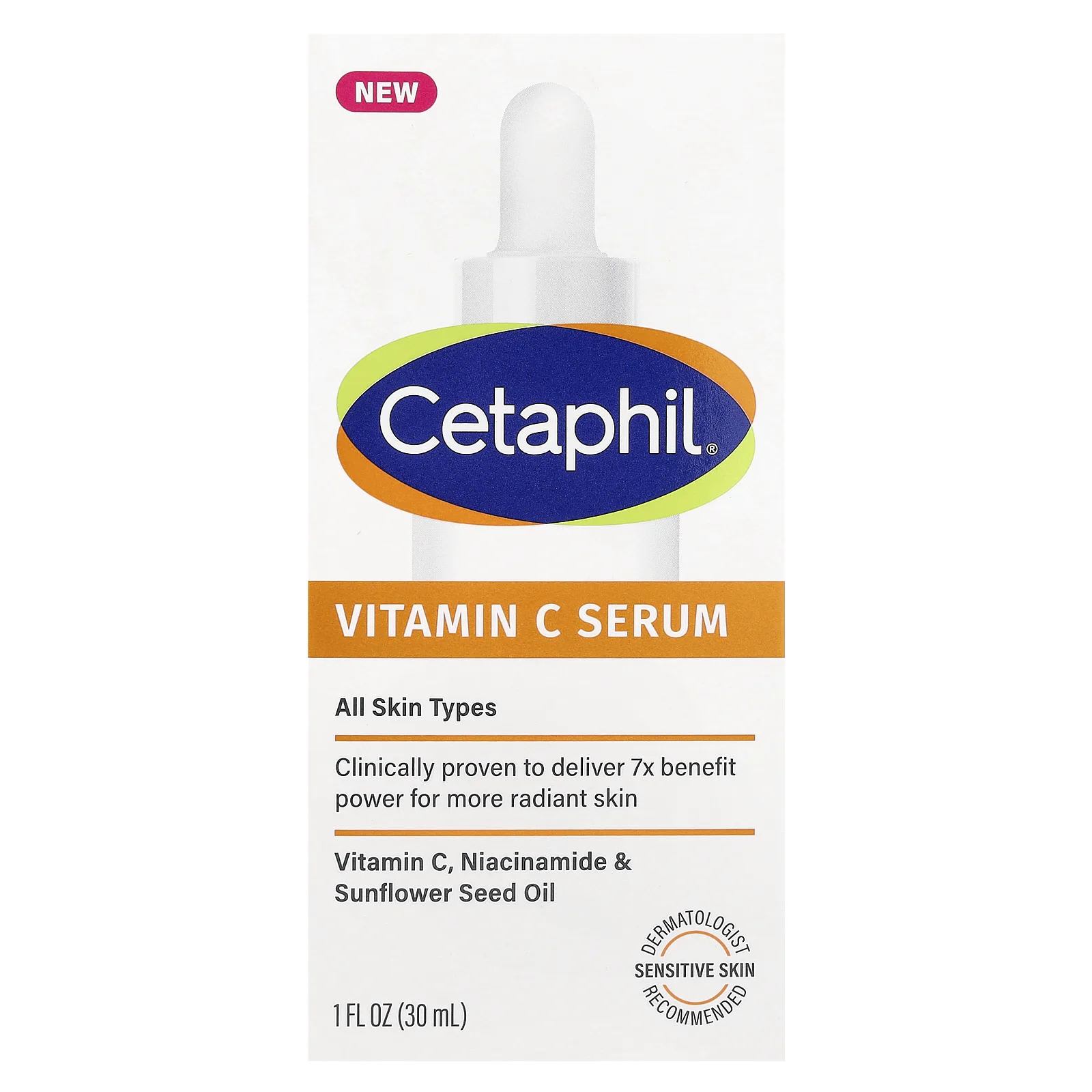 Cetaphil, Сыворотка с витамином C, без отдушек, 30 мл (1 жидк. унц.)