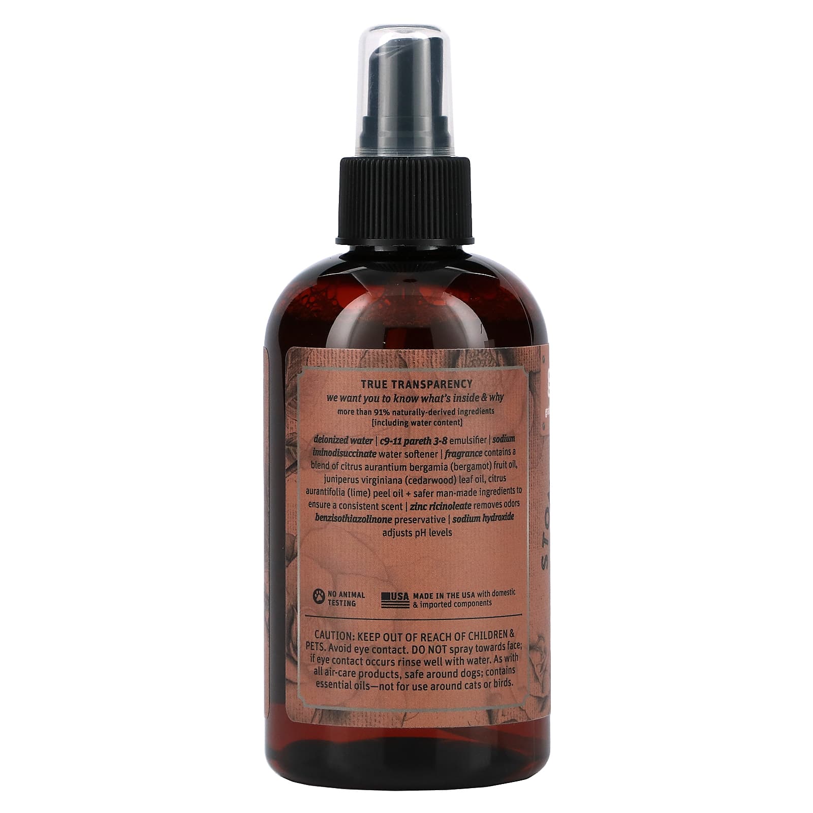 Grab Green, Stoneworks, освежитель комнаты и ткани, лепестки роз, 236 мл (8 унций)