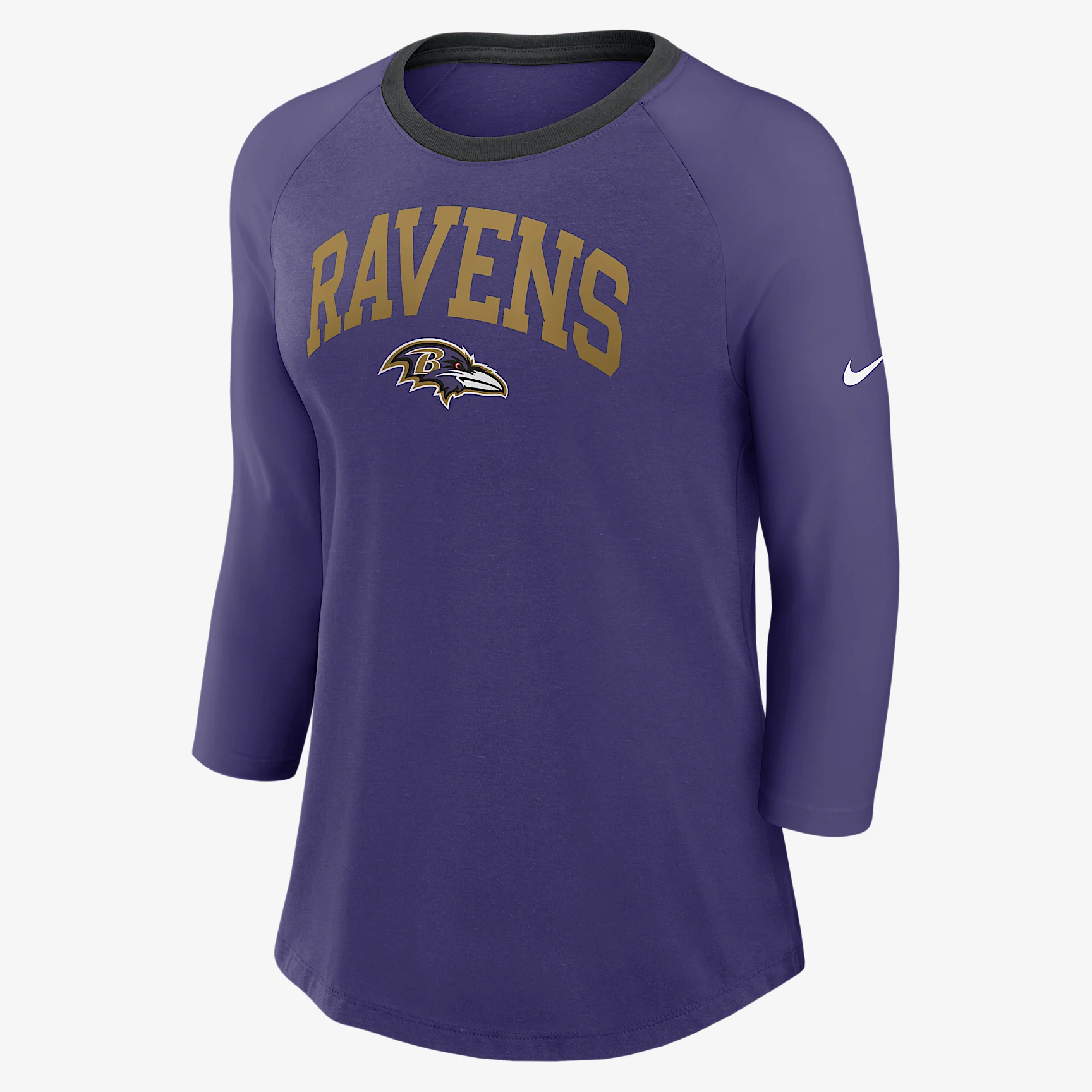 Baltimore Ravens Women's Nike NFL 3/4-Sleeve T-Shirt