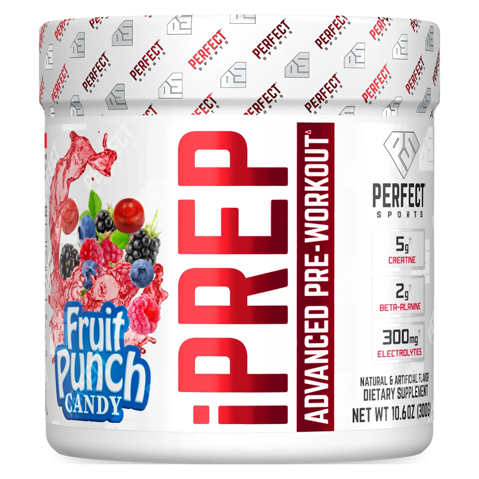 Perfect Sports, iPrep, Advanced Pre-Workout, фруктовый пунш, 300 г (10,6 унции)