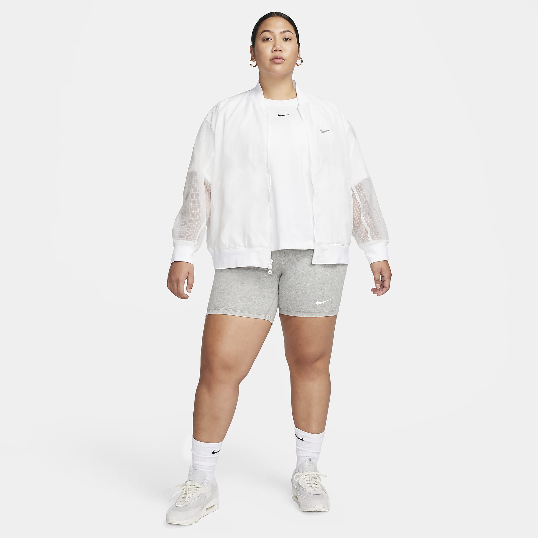 Nike Sportswear Classic Women's High-Waisted 8" Biker Shorts (Plus Size)