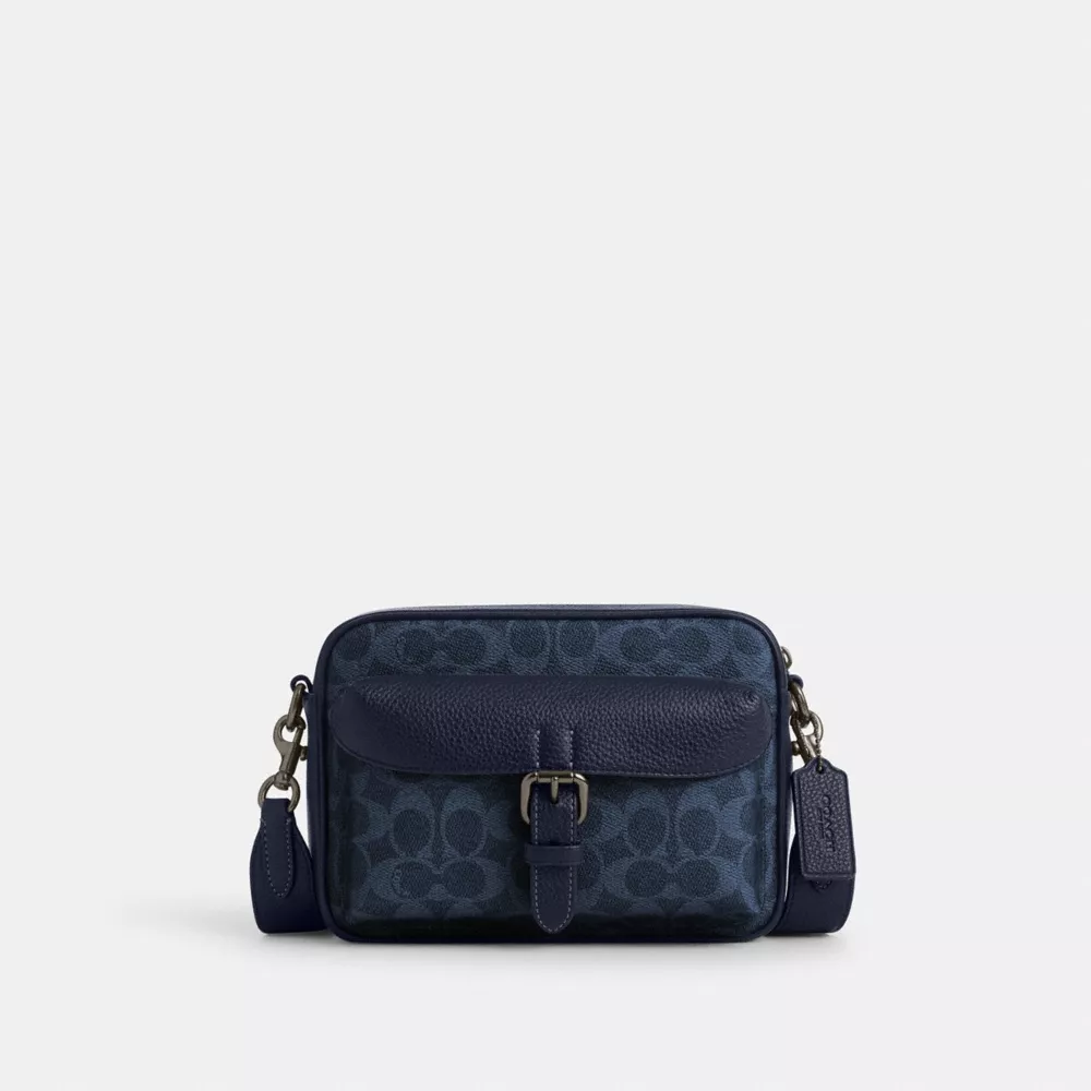 Сумка COACH Warner Crossbody Bag In Signature Canvas
