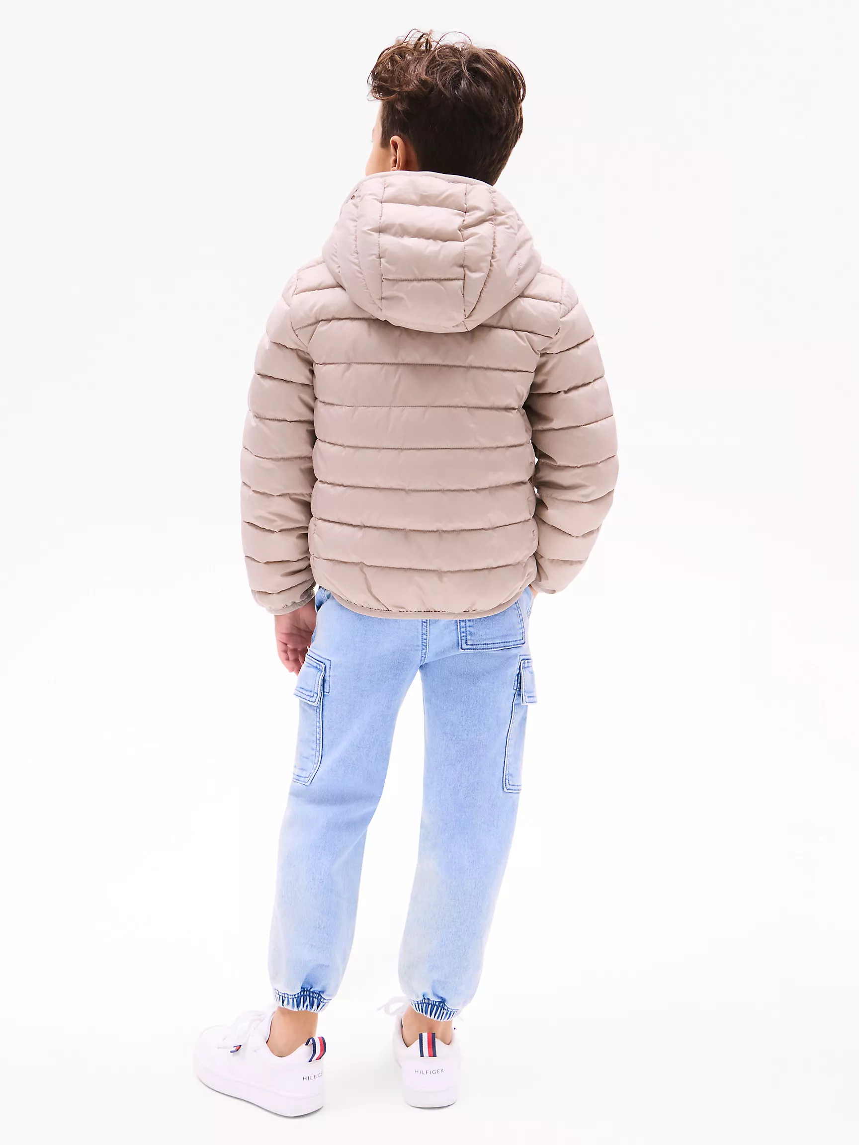 Куртка для мальчика Tommy Hilfiger, Детская водоотталкивающая складная куртка