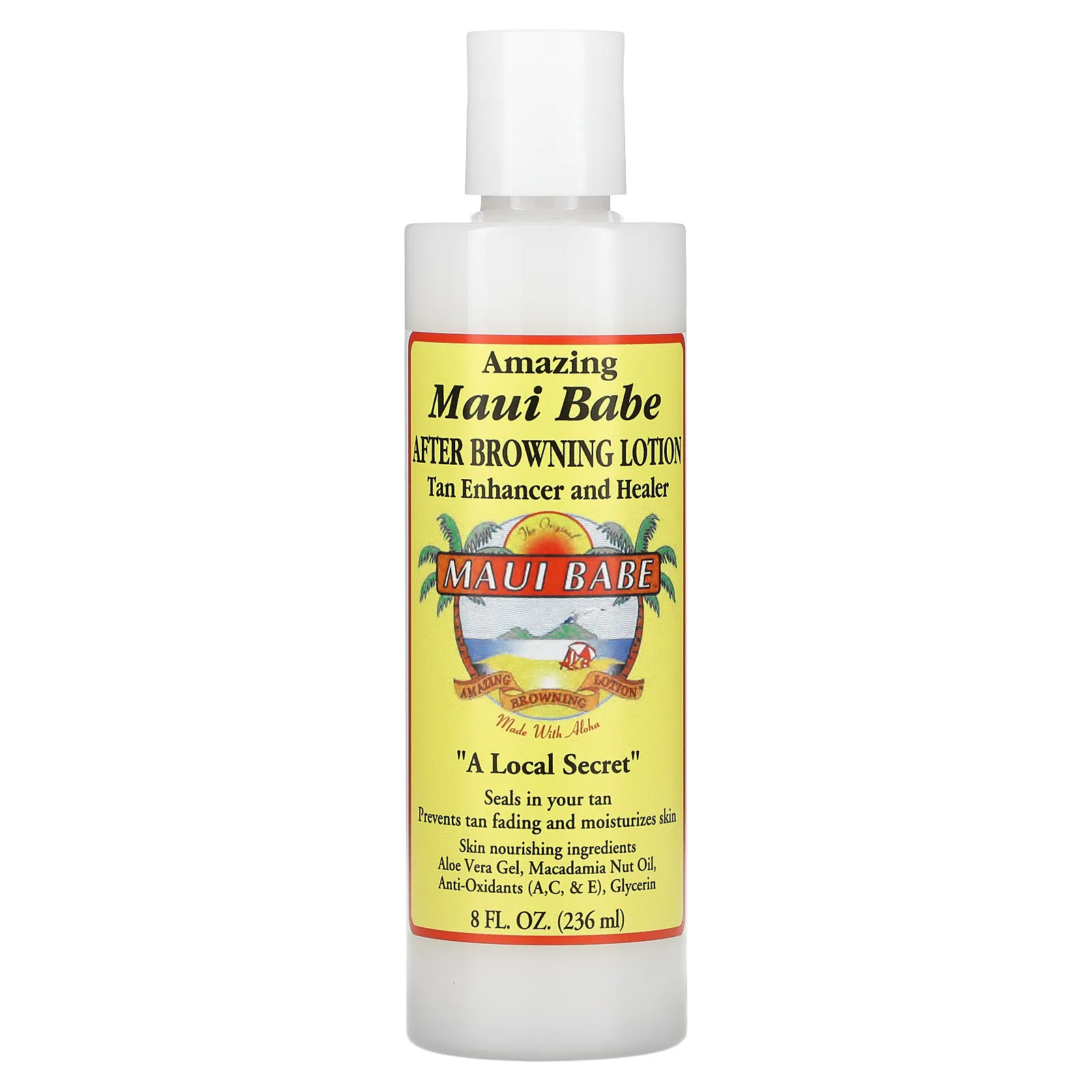 Maui Babe, After Browning Lotion, лосьон после загара для улучшения цвета загара и ухода за кожей, 236 мл