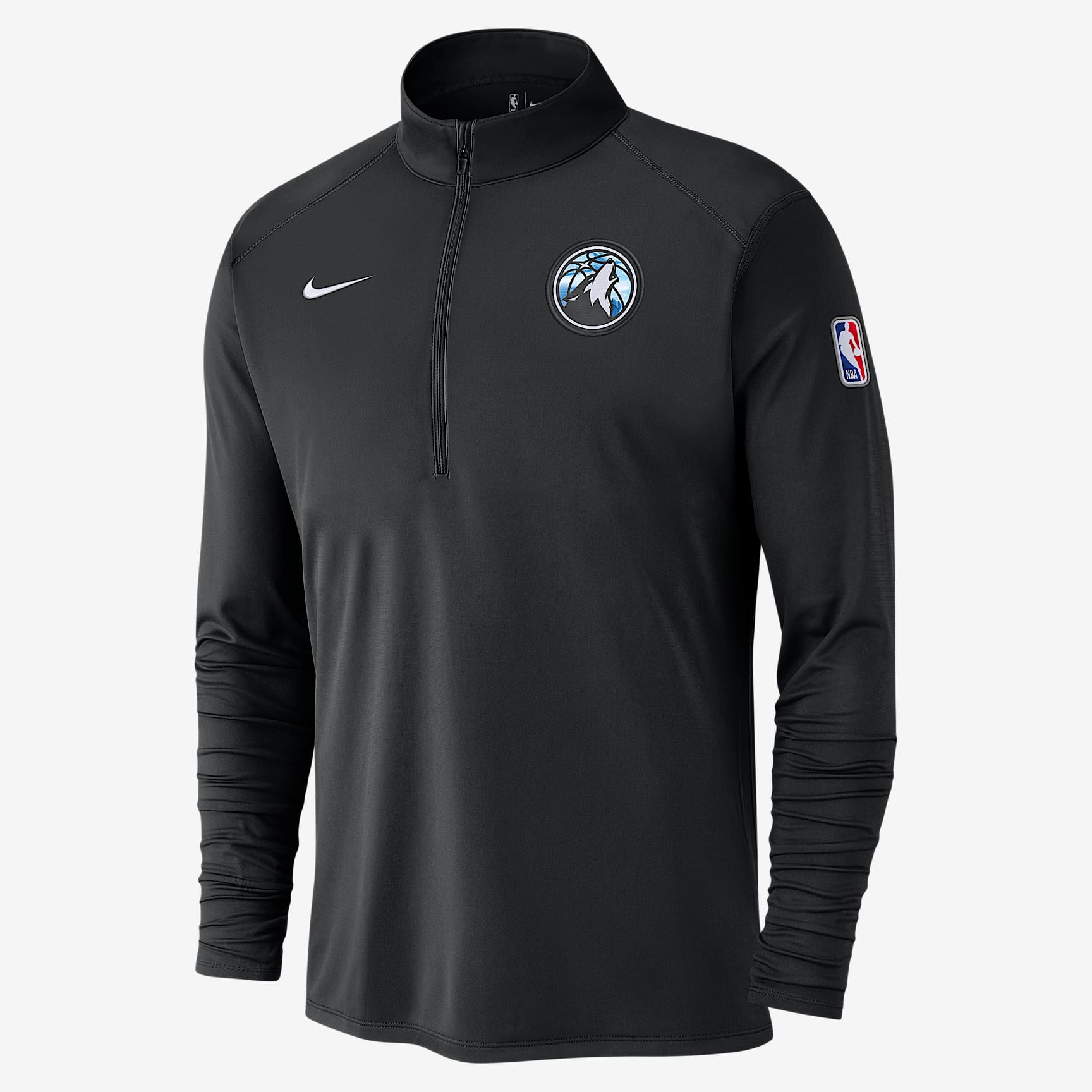 Minnesota Timberwolves City Edition Men's Nike Dri-FIT NBA 1/2-Zip Long-Sleeve Top