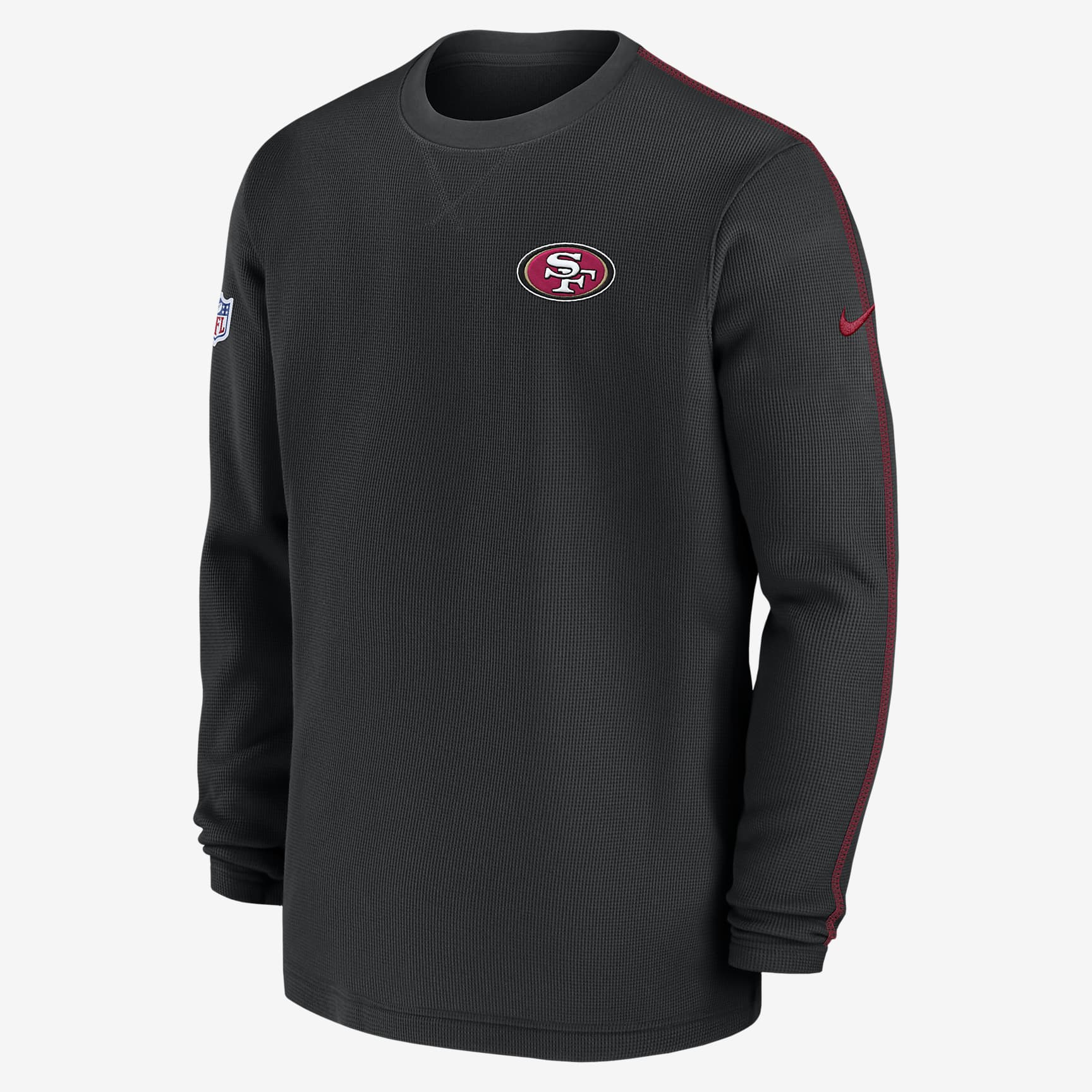 San Francisco 49ers Sideline Coach Men’s Nike NFL Long-Sleeve Top