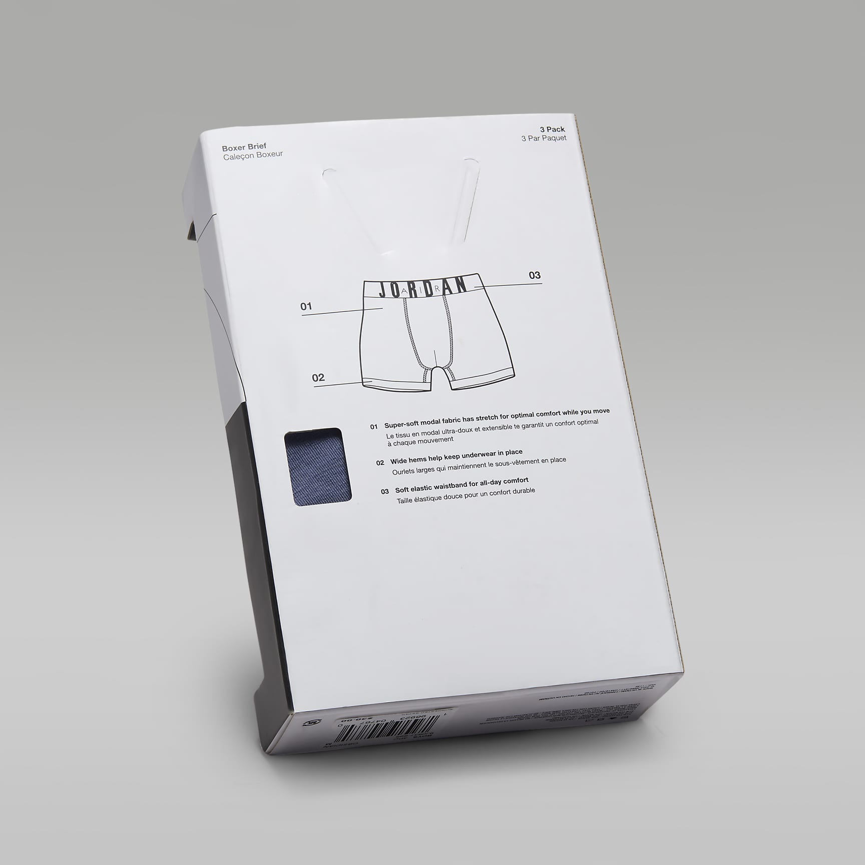 Jordan Big Kids' Flight Modal Boxer Briefs (3-Pack)