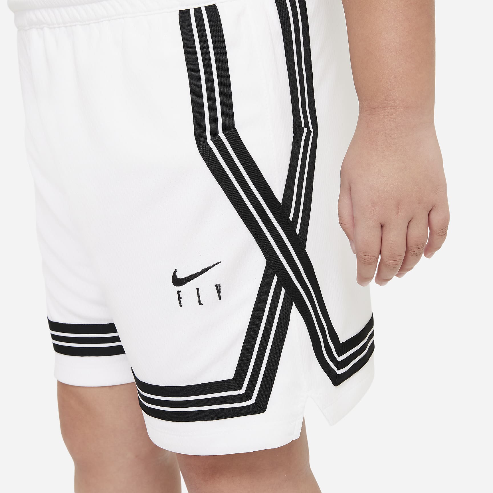 Nike Dri-FIT Fly Crossover Big Kids' (Girls') Basketball Shorts (Extended Size)