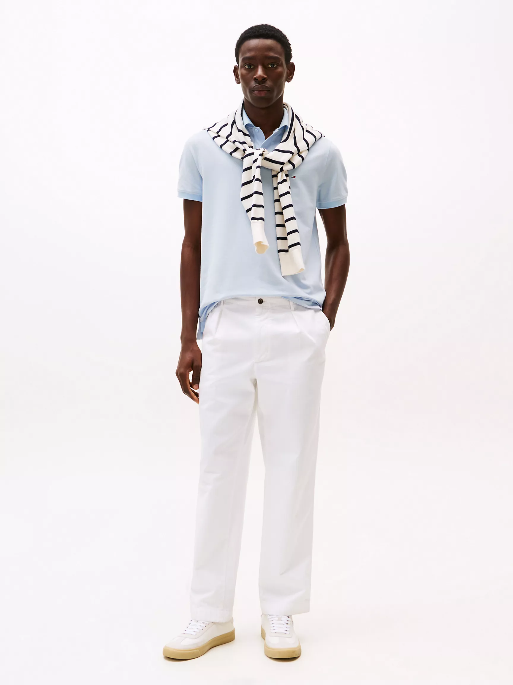 Мужское поло Tommy Hilfiger, Стандартное поло из технологичного пике