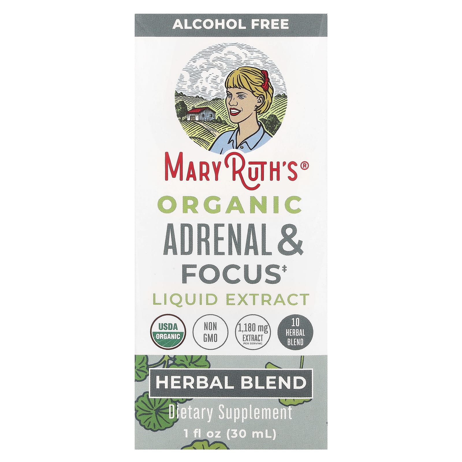 MaryRuth's, Herbals, надпочечники и концентрат для взрослых, 30 мл (1 жидк. Унция)