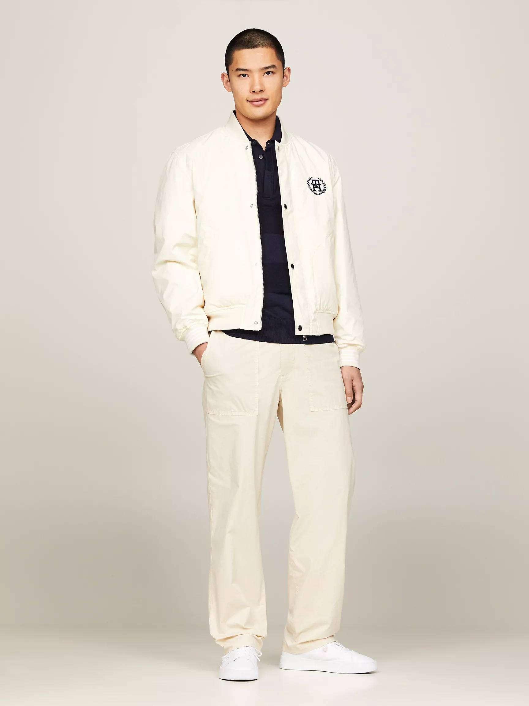 Мужская куртка Tommy Hilfiger, Двусторонняя водоотталкивающая бомбер-куртка