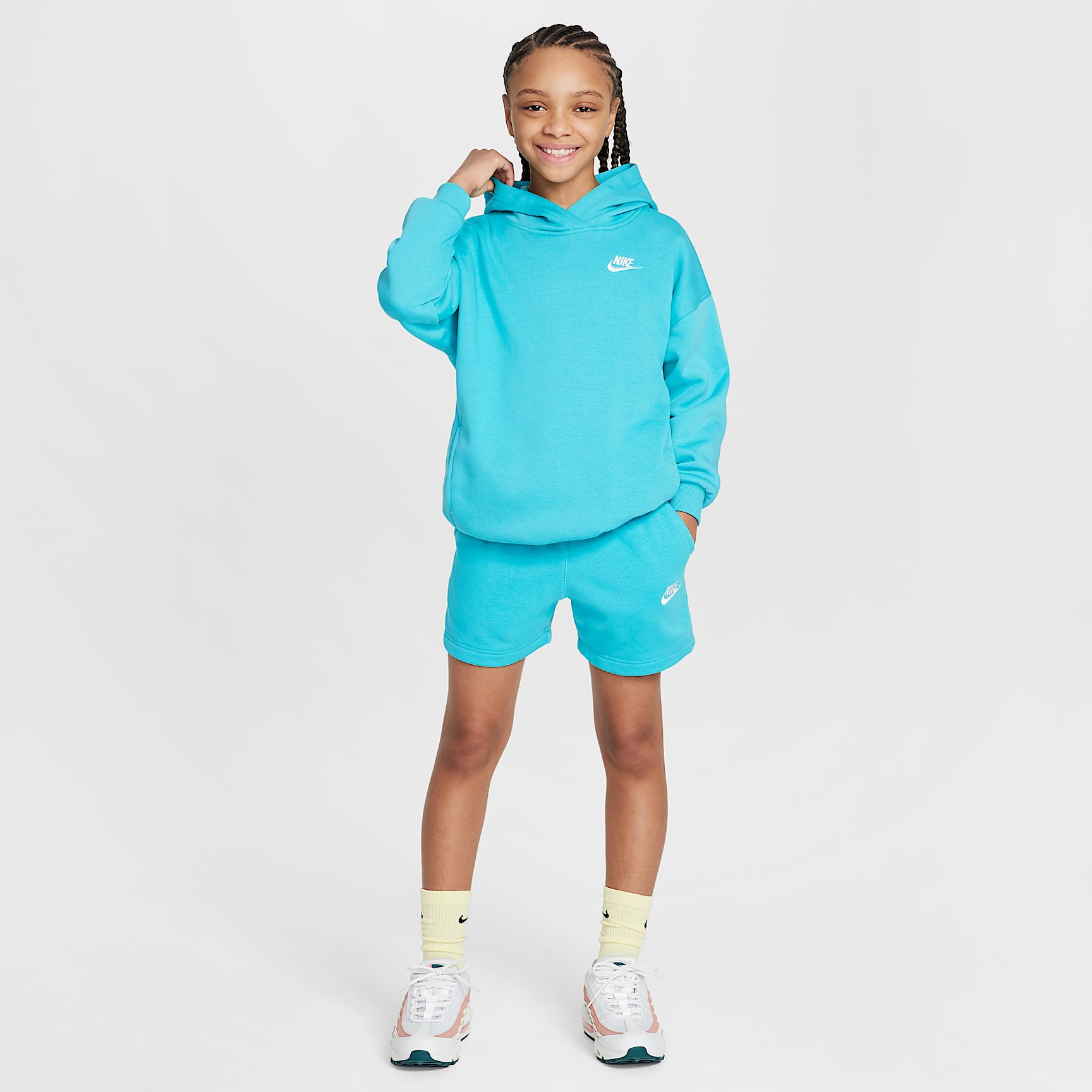 Nike Sportswear Club Fleece Big Kids' Oversized Pullover Hoodie