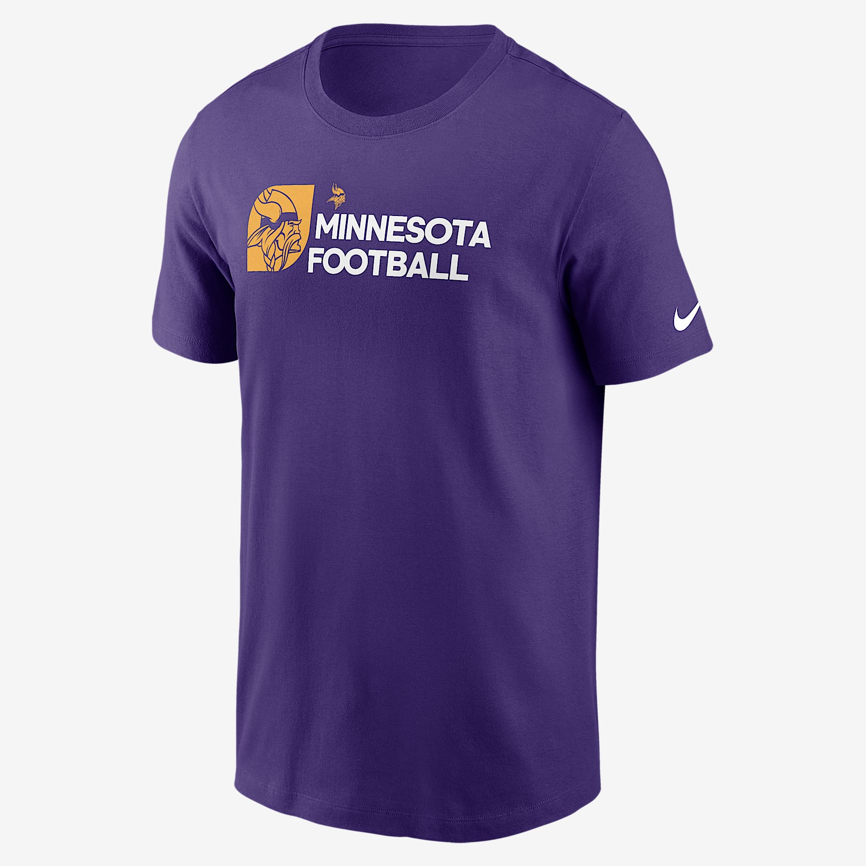 Minnesota Vikings Team Outline Essential T-Shirt Men's Nike NFL T-Shirt