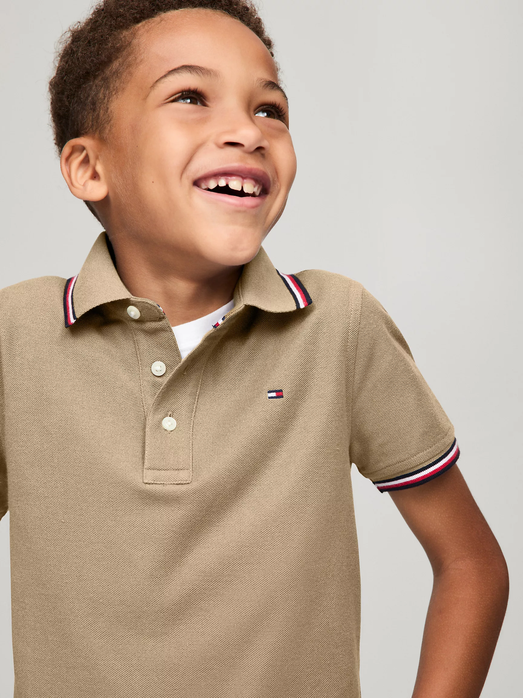 Рубашка-поло для мальчиков Tommy Hilfiger, Детское поло с коротким рукавом и влагоотводящей технологией Tommy