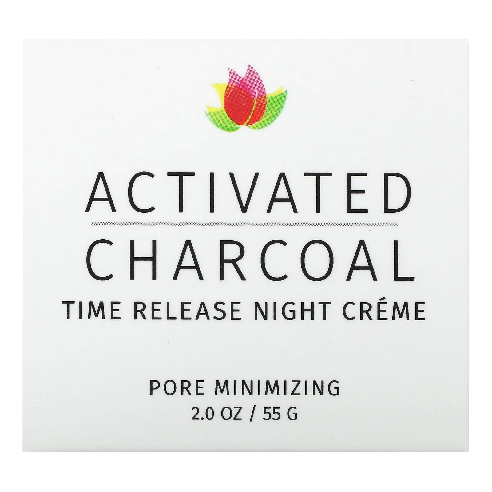 Reviva Labs, Активированный уголь, ночной крем с замедленным высвобождением, 55 г (2 унции)