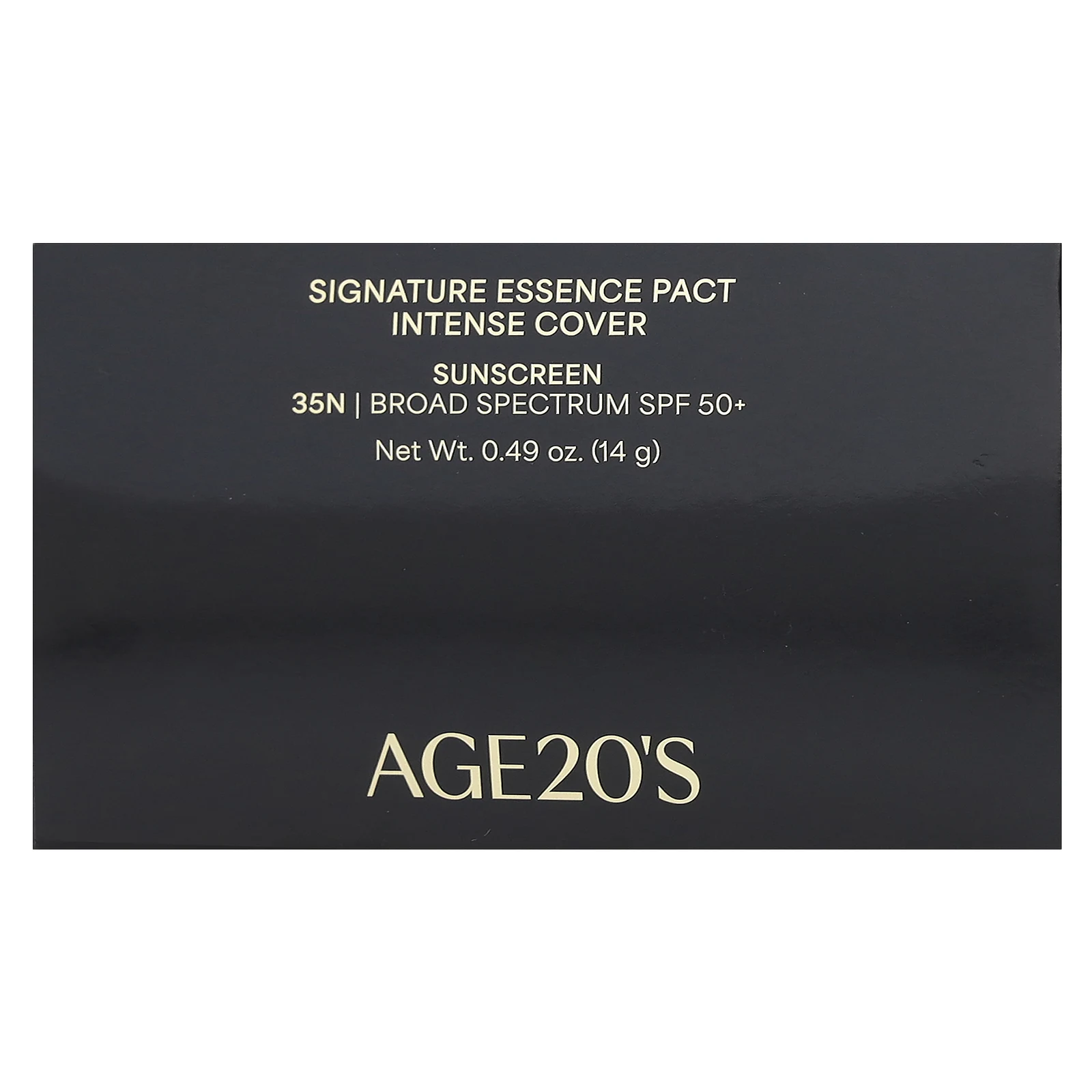 AGE20'S, Signature Essence Pact, Intense Cover, SPF 50+, 35N, 14 г (0,49 унции)